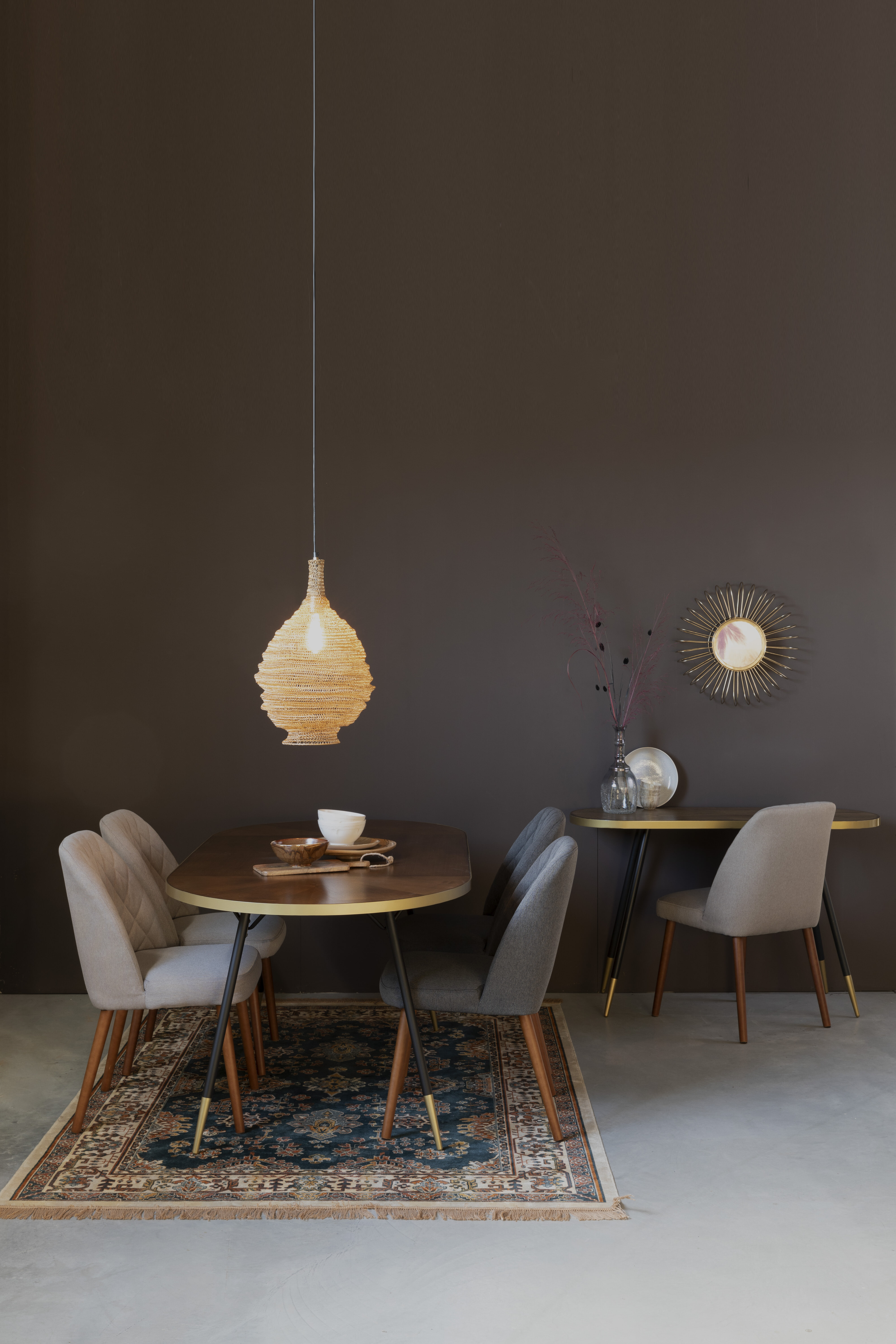 Eetkamerstoel 'Amir', kleur beige