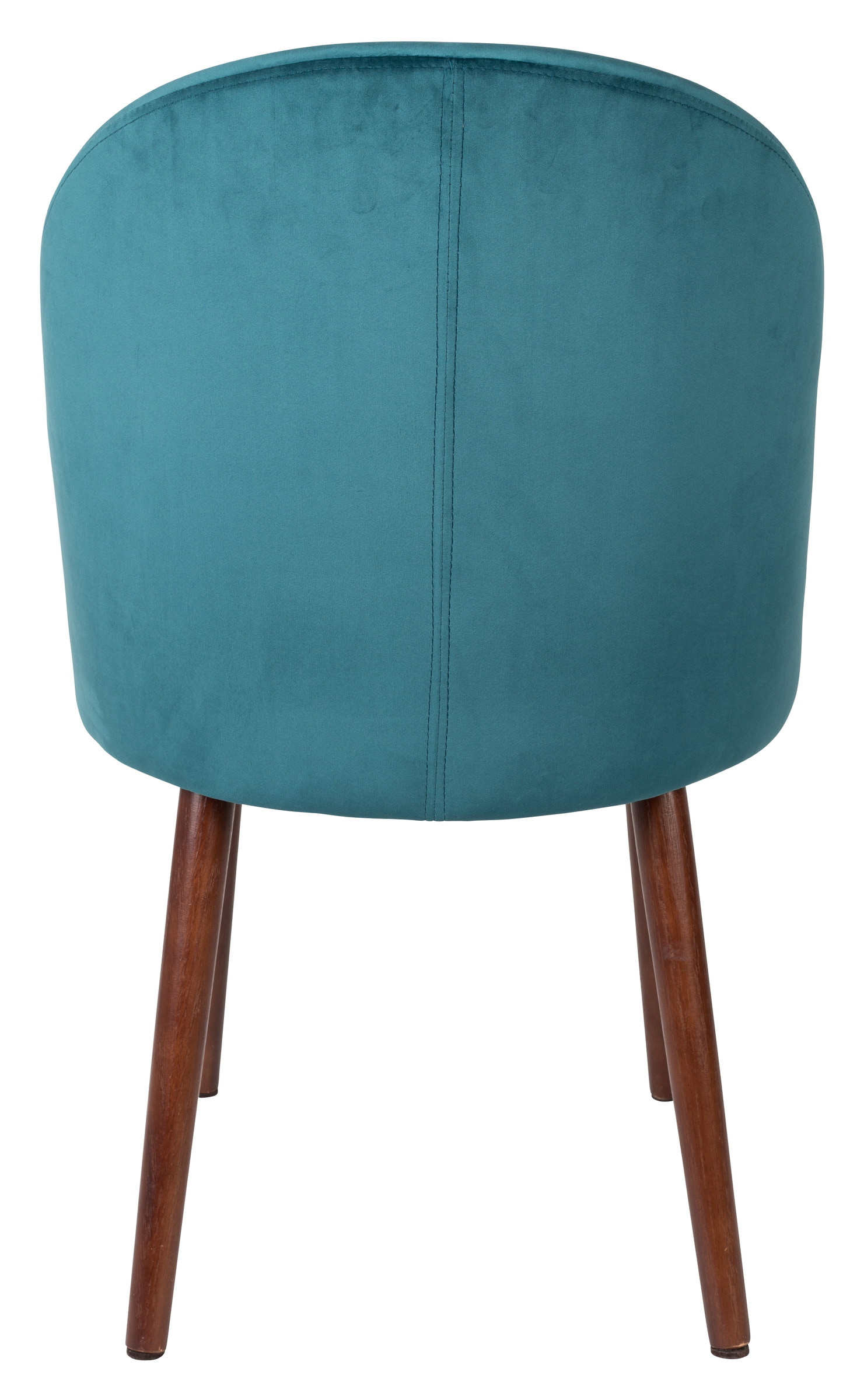 Dutchbone Eetkamerstoel 'Barbara' Velvet, kleur Petrol