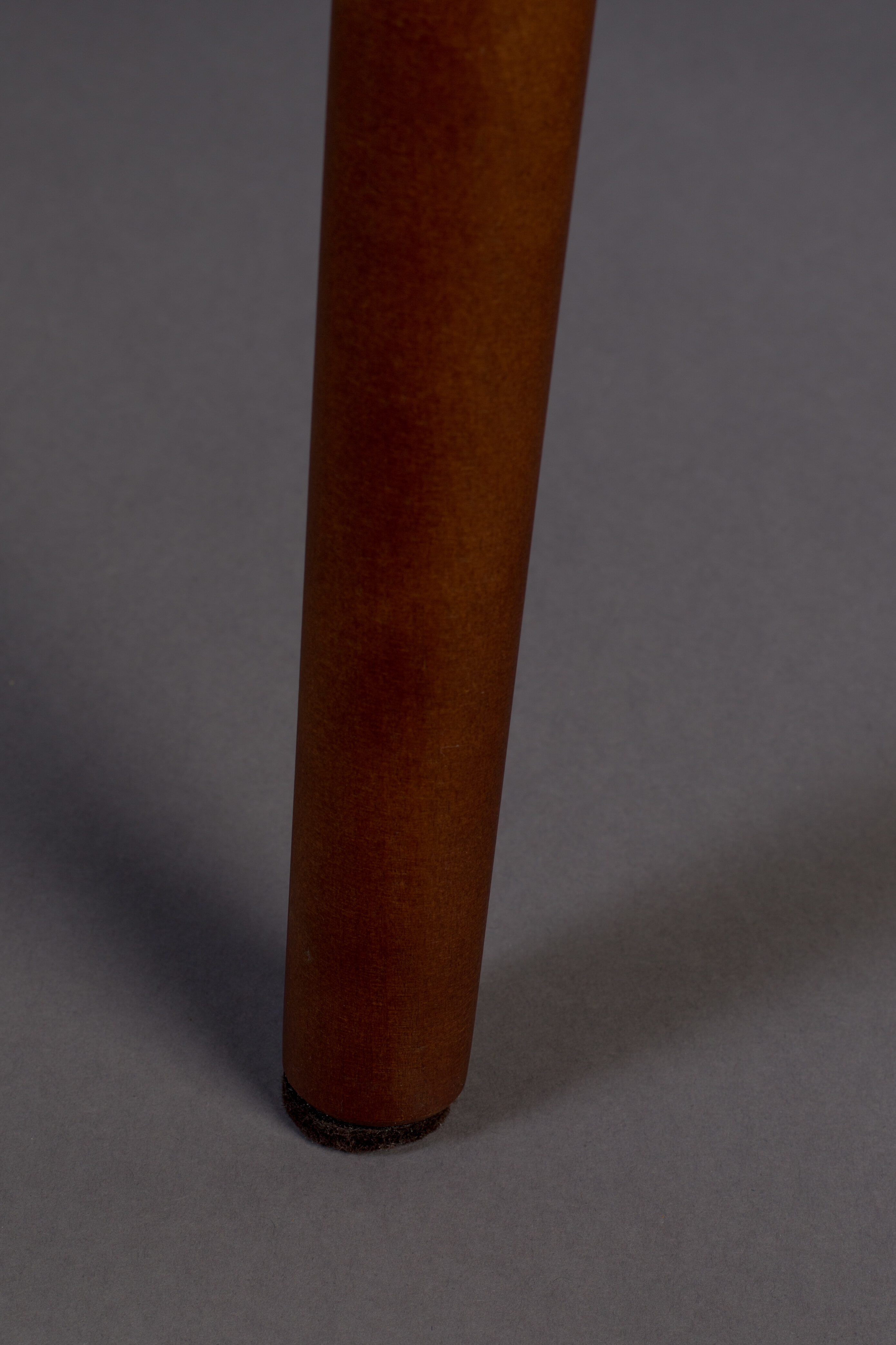 Dutchbone Eetkamerstoel 'Barbara' Velvet, kleur Camel