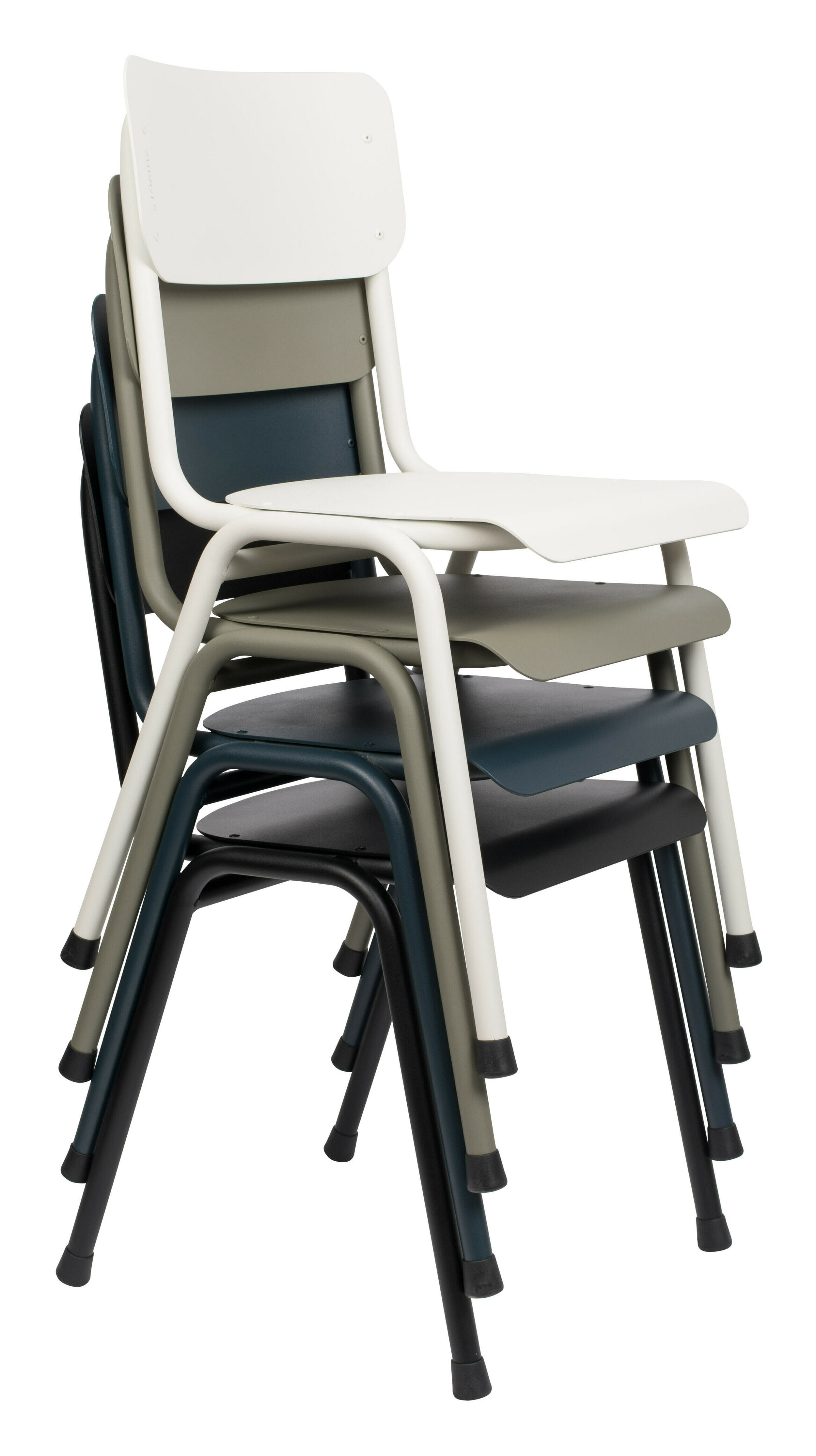 Zuiver Tuinstoel 'Back to School' kleur Zwart