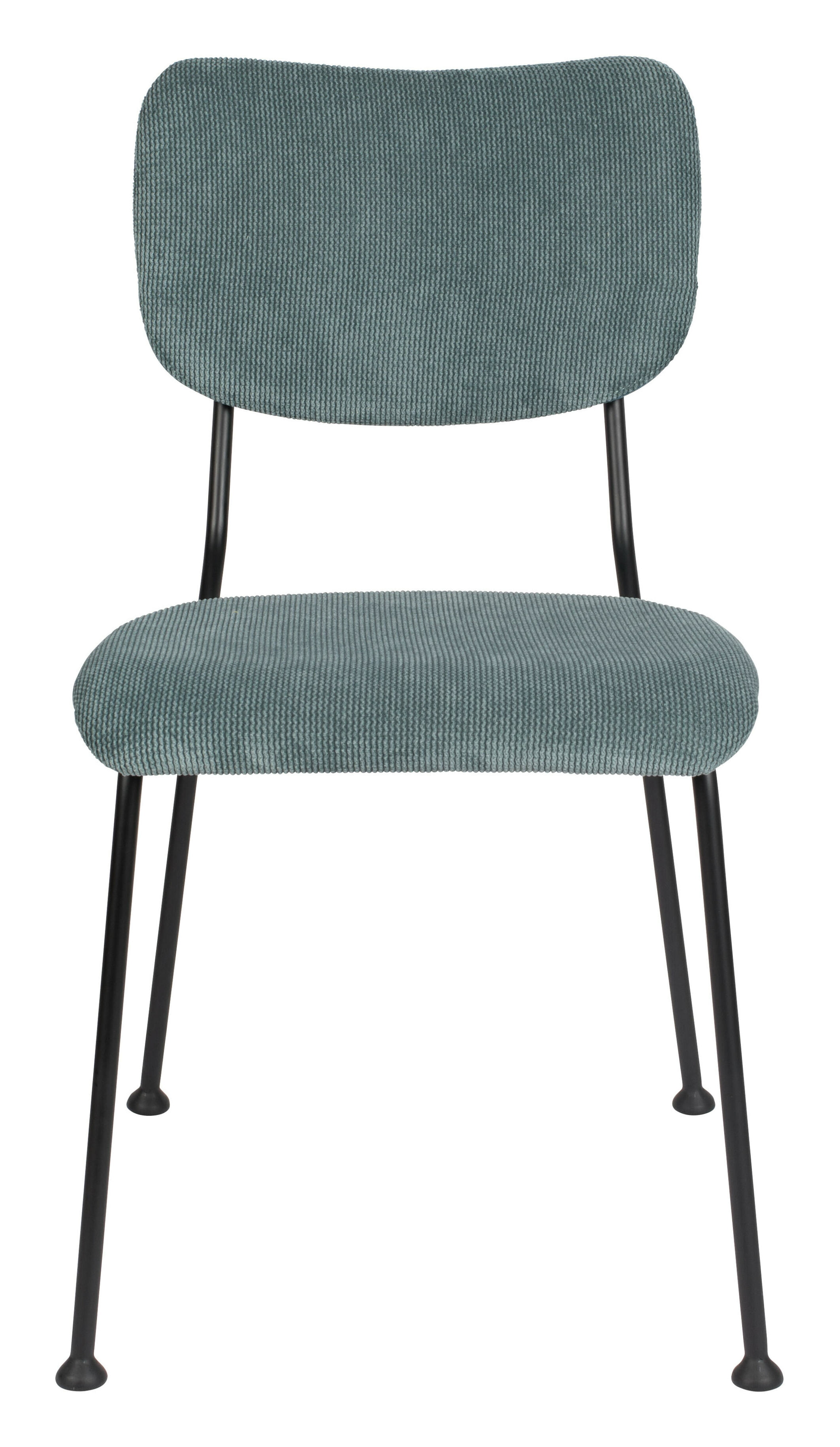 Zuiver Eetkamerstoel 'Benson' Rib, kleur Grijsblauw