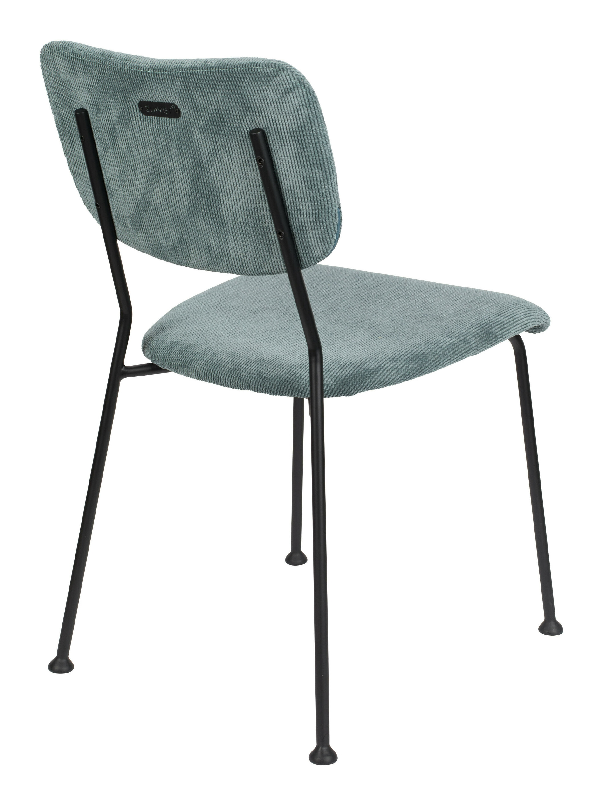 Zuiver Eetkamerstoel 'Benson' Rib, kleur Grijsblauw