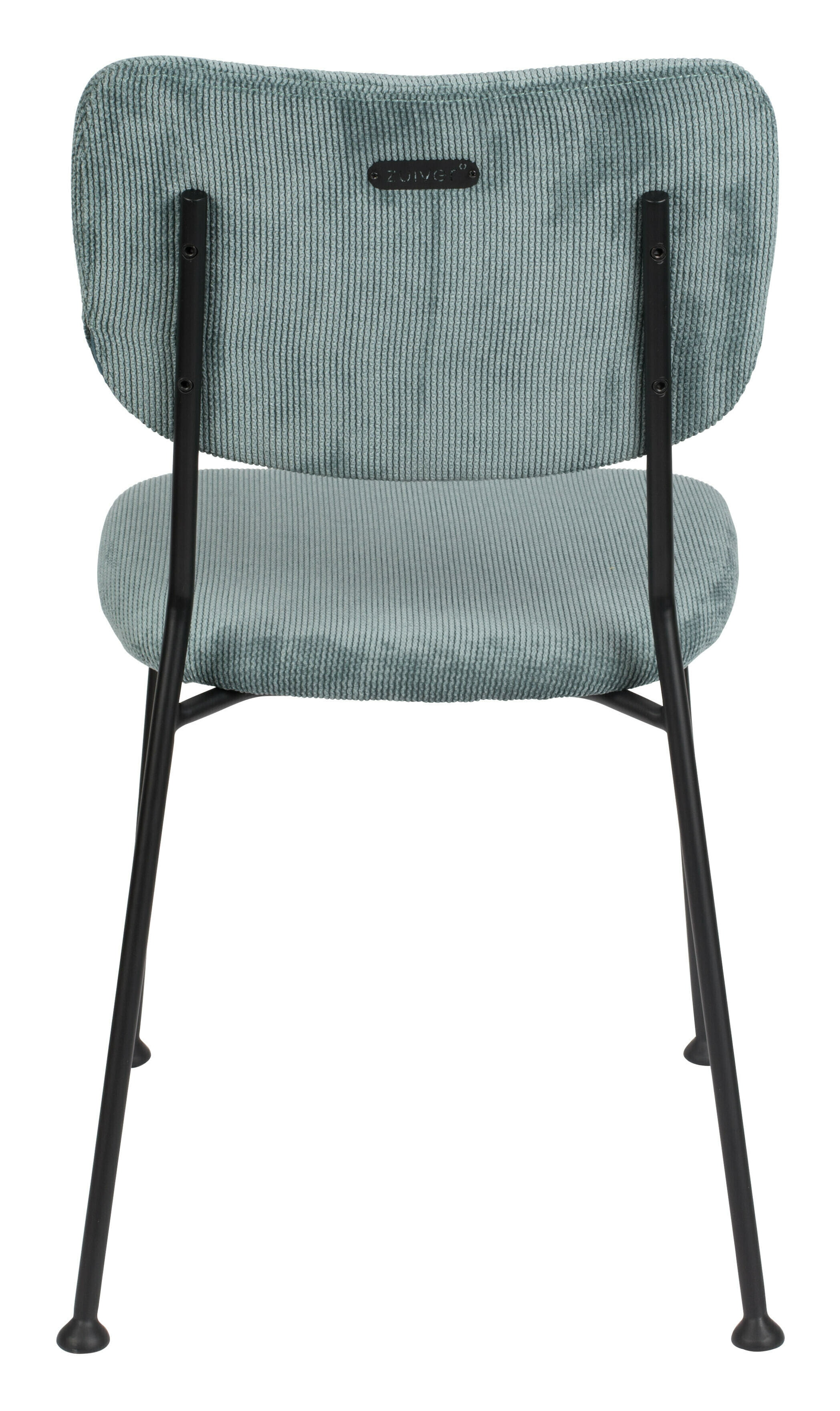 Zuiver Eetkamerstoel 'Benson' Rib, kleur Grijsblauw