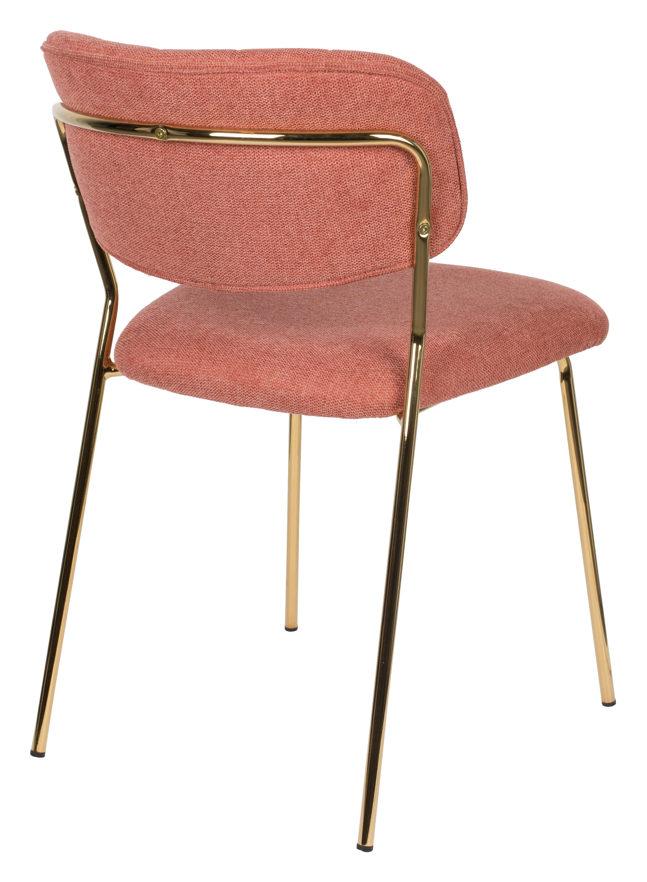 ZILT Eetkamerstoel 'Kolten' kleur Goud/Roze