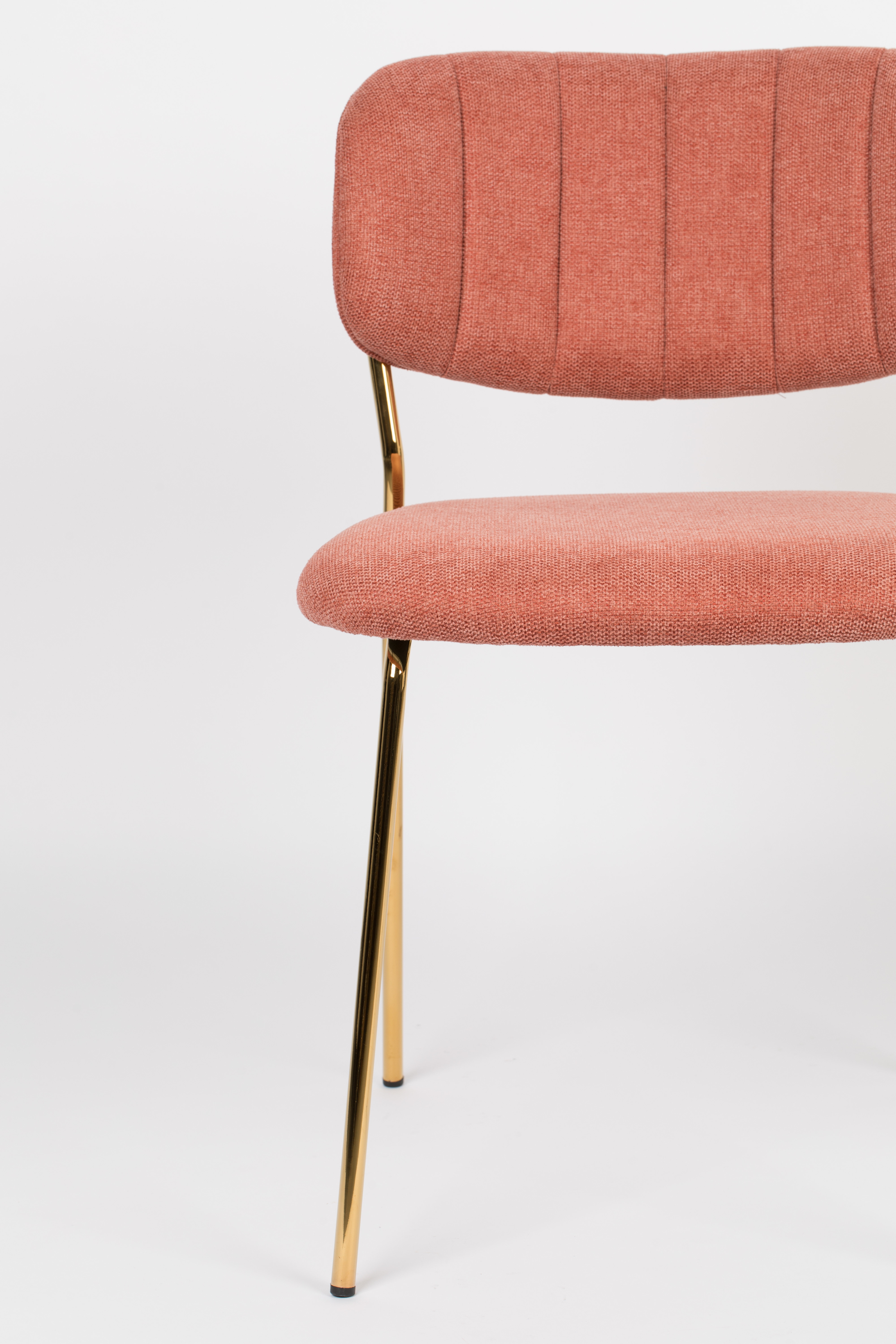 ZILT Eetkamerstoel 'Kolten' kleur Goud/Roze