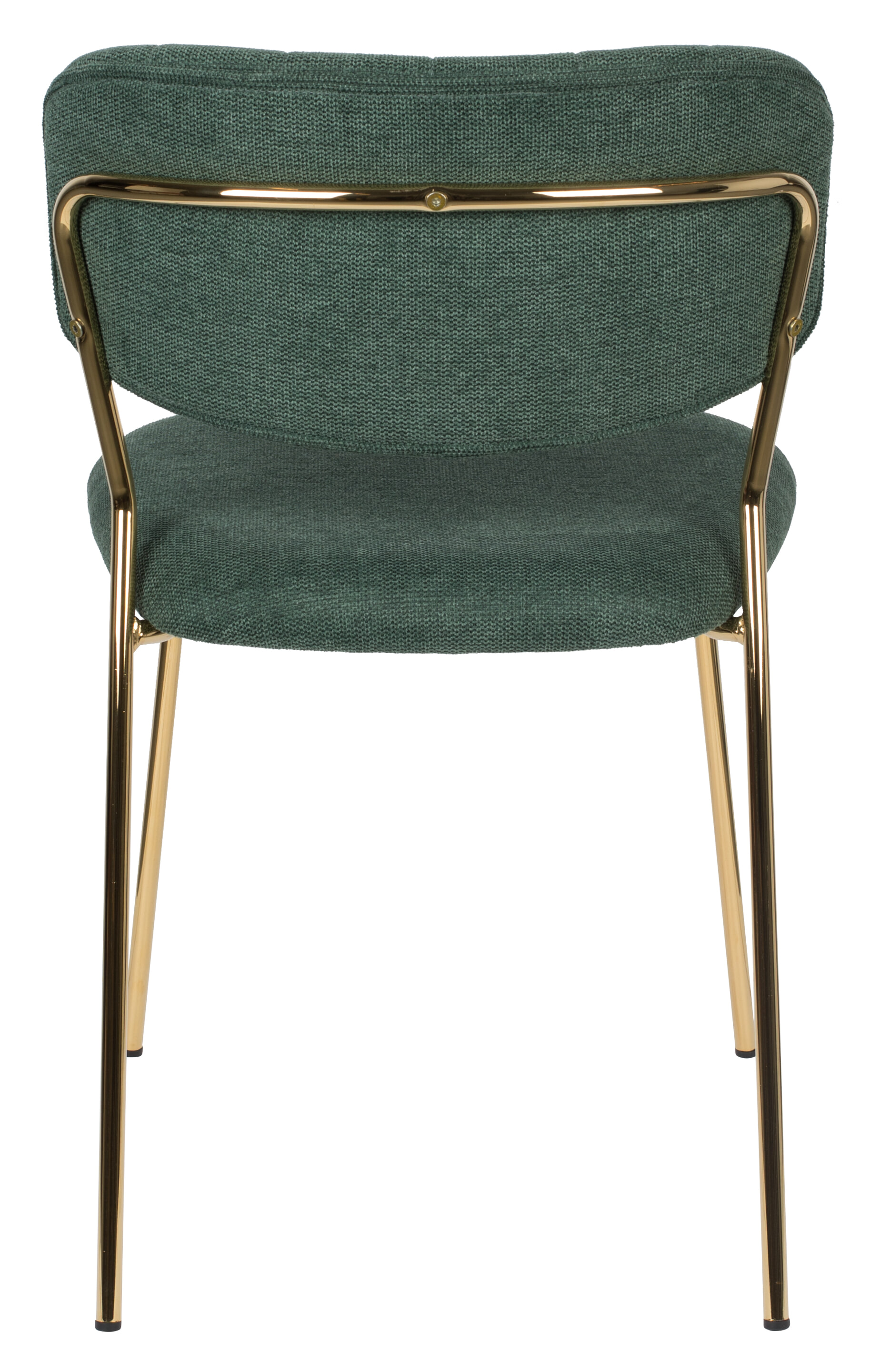 ZILT Eetkamerstoel 'Kolten' kleur Goud/Donkergroen