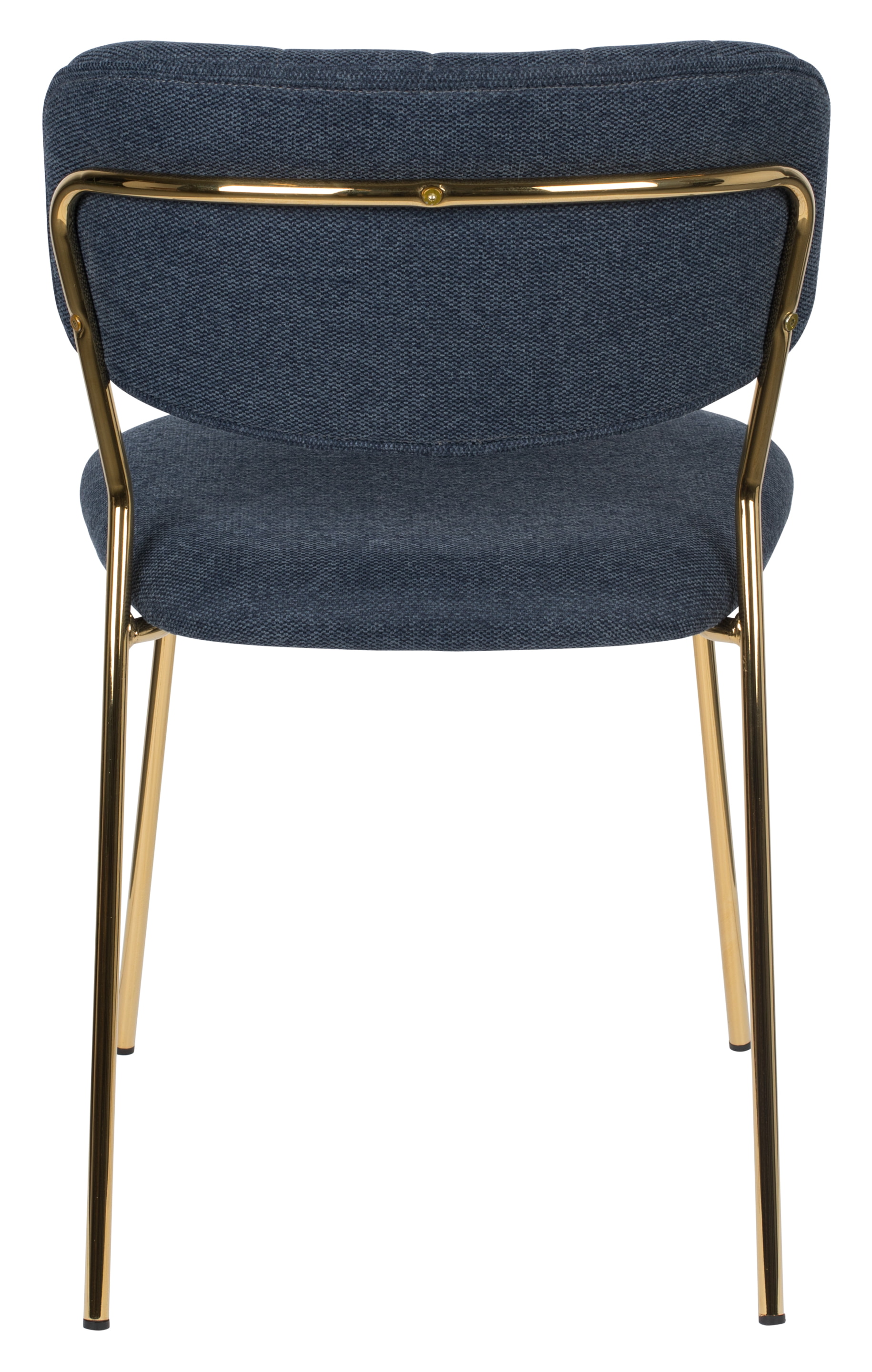 ZILT Eetkamerstoel 'Kolten' kleur Goud/Donkerblauw