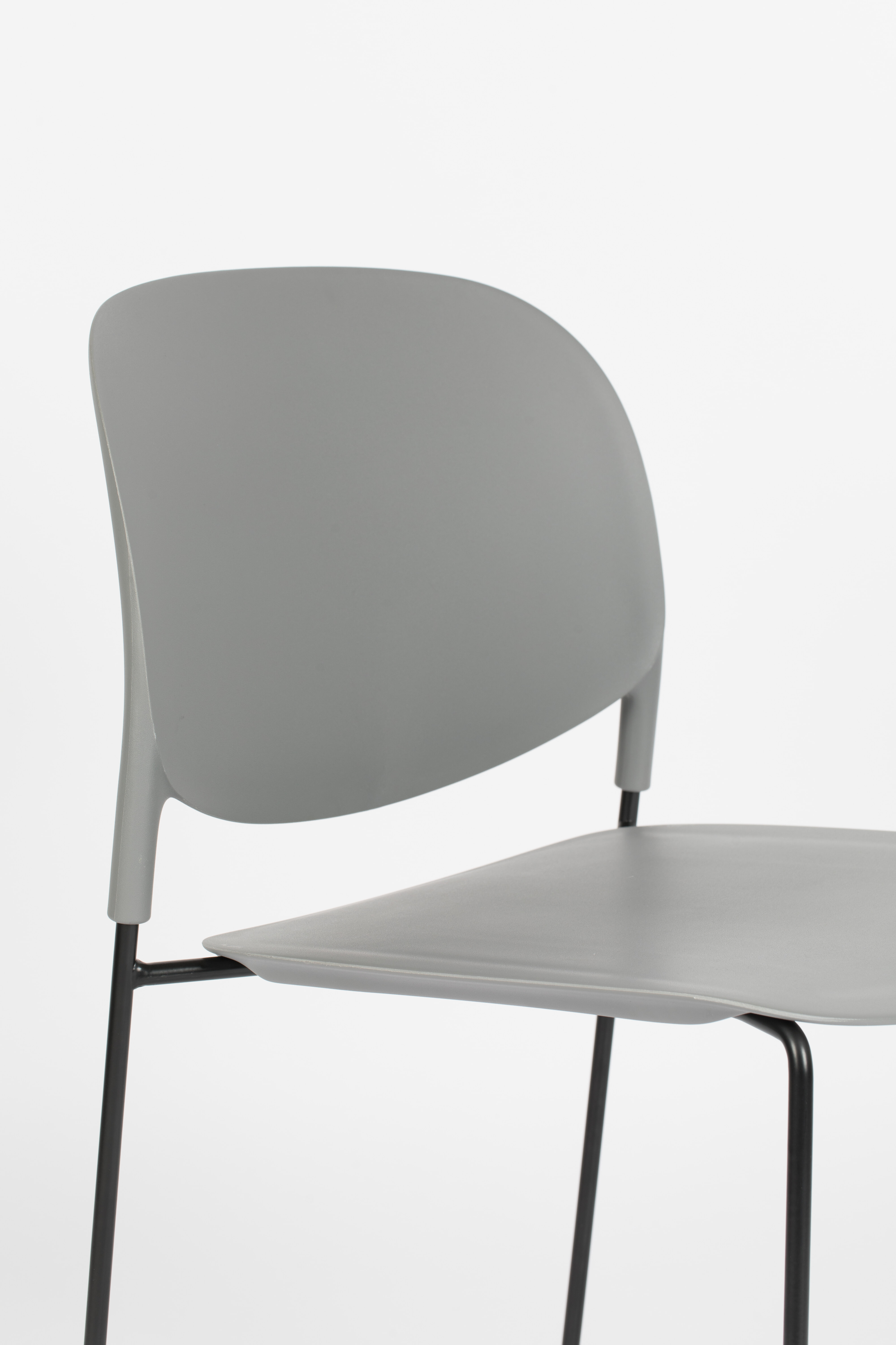 ZILT Eetkamerstoel 'Simon' kleur Grijs