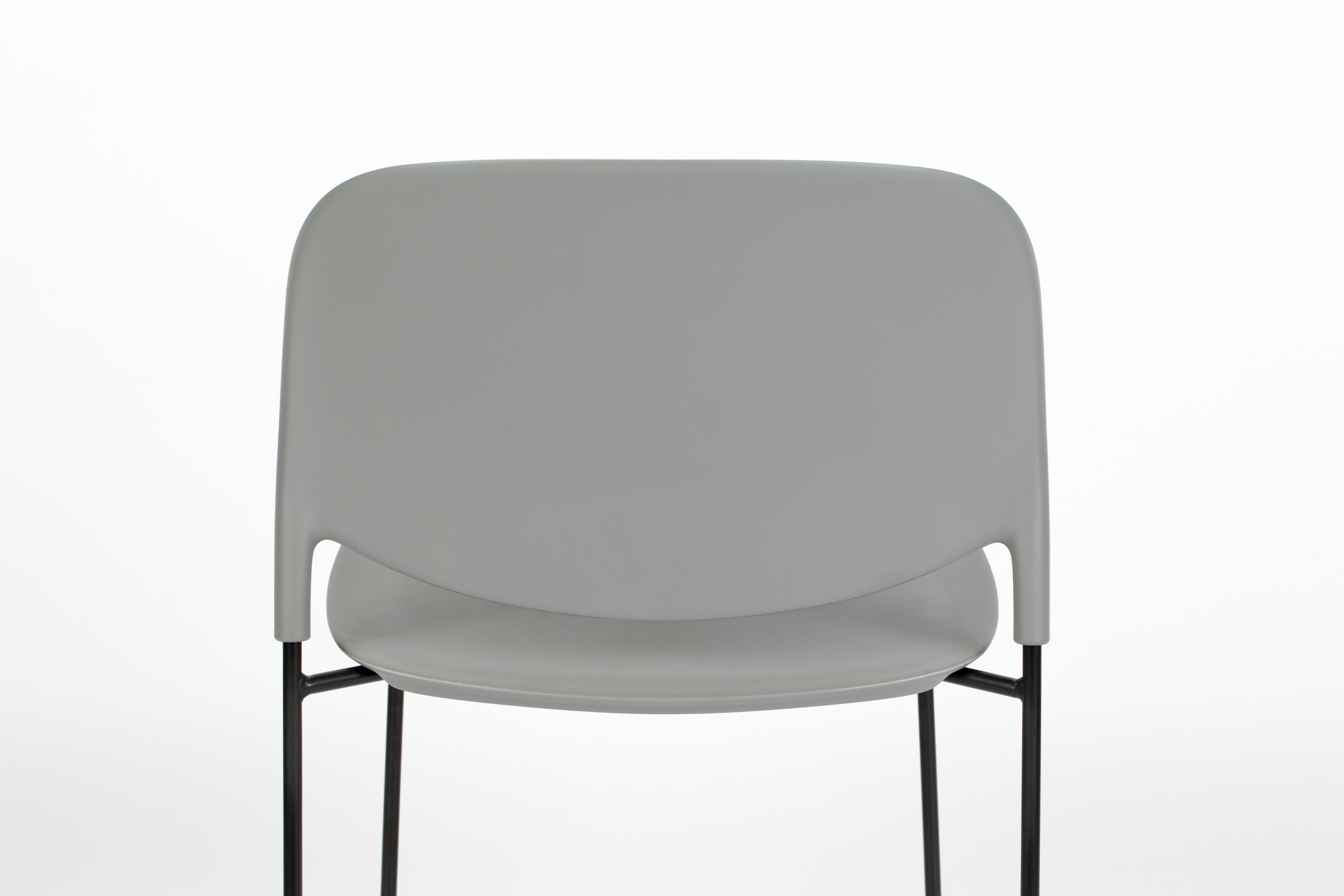 ZILT Eetkamerstoel 'Simon' kleur Grijs