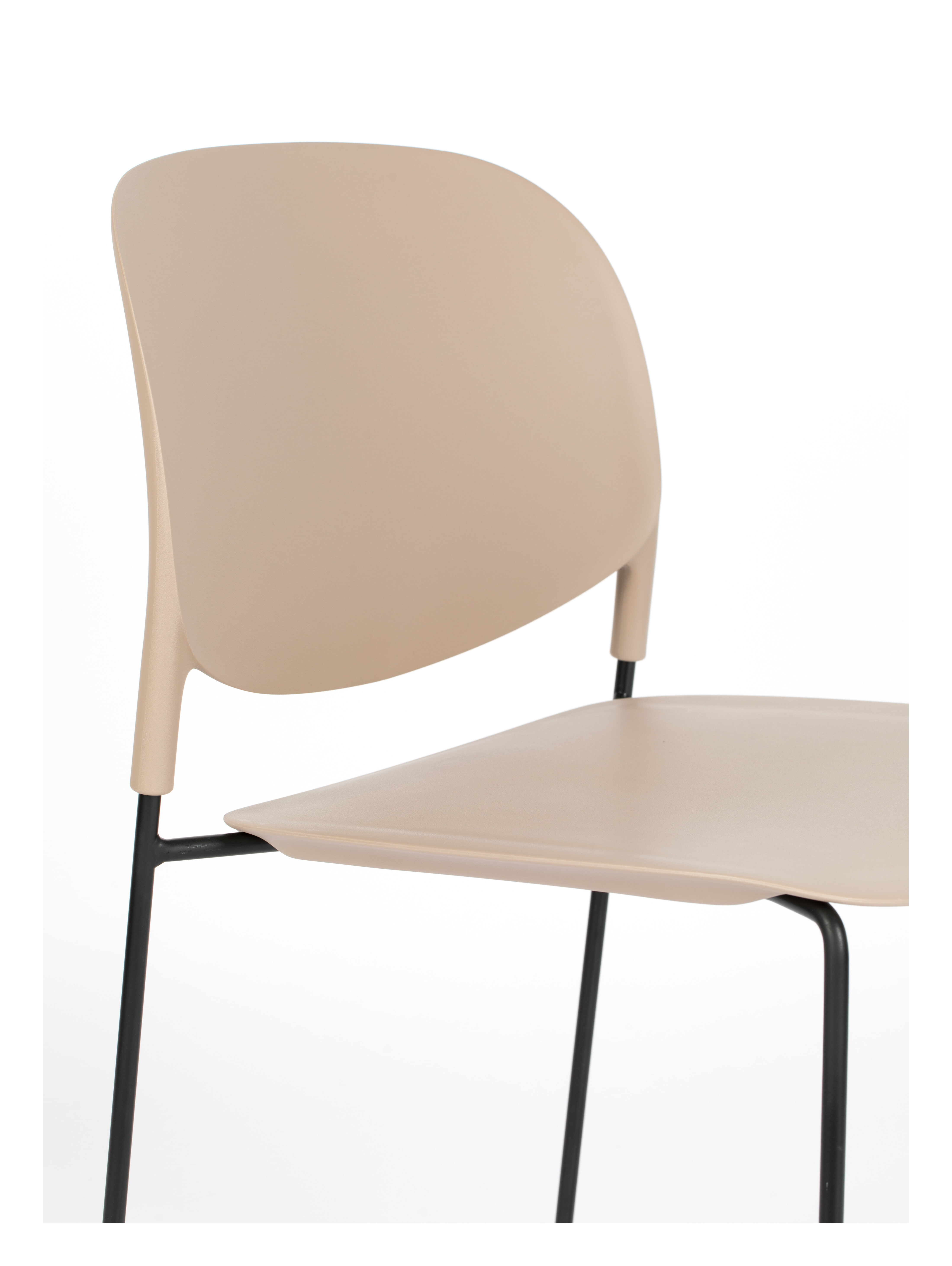 ZILT Eetkamerstoel 'Simon' kleur Beige