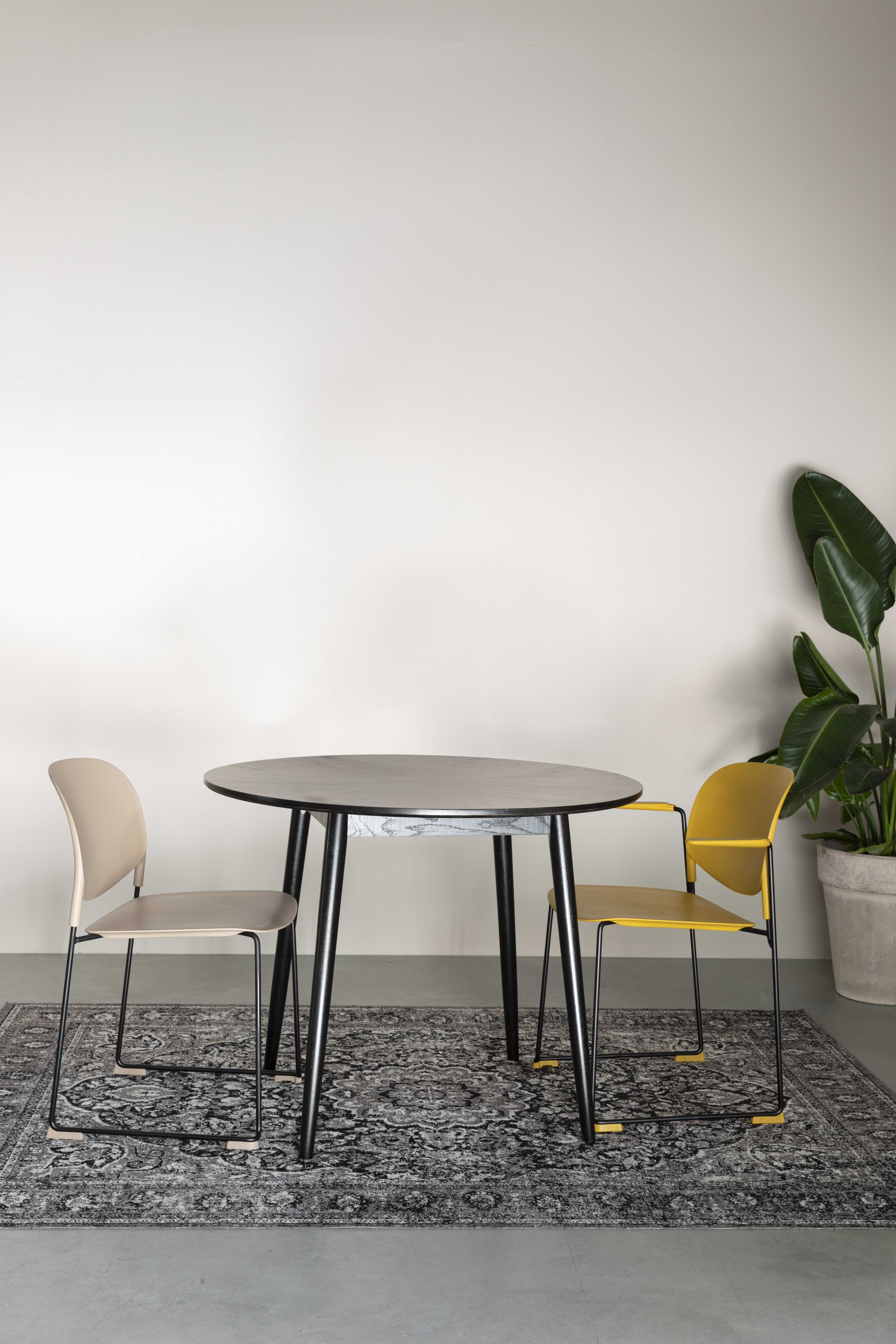 ZILT Eetkamerstoel 'Simon' kleur Beige