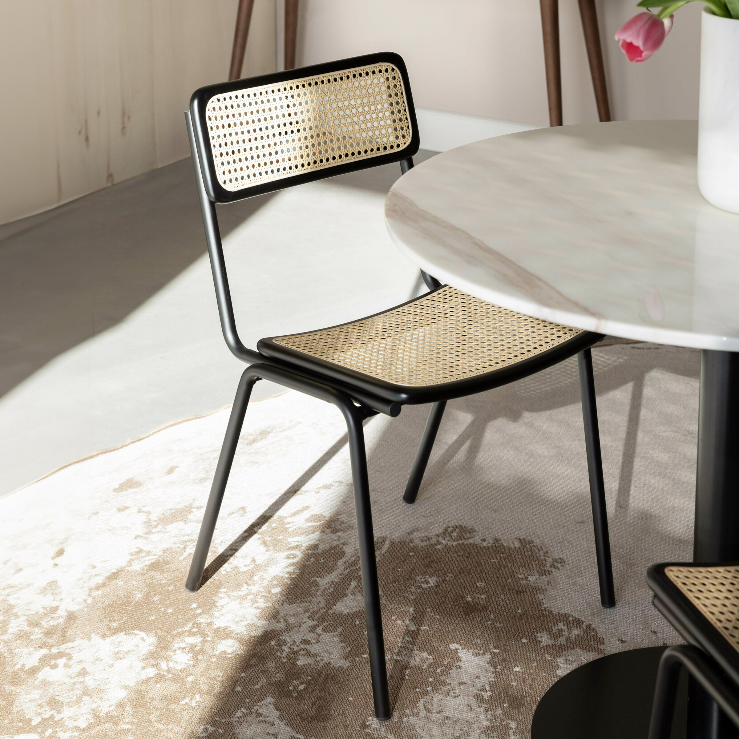 Zuiver Eetkamerstoel 'Jort' Rotan