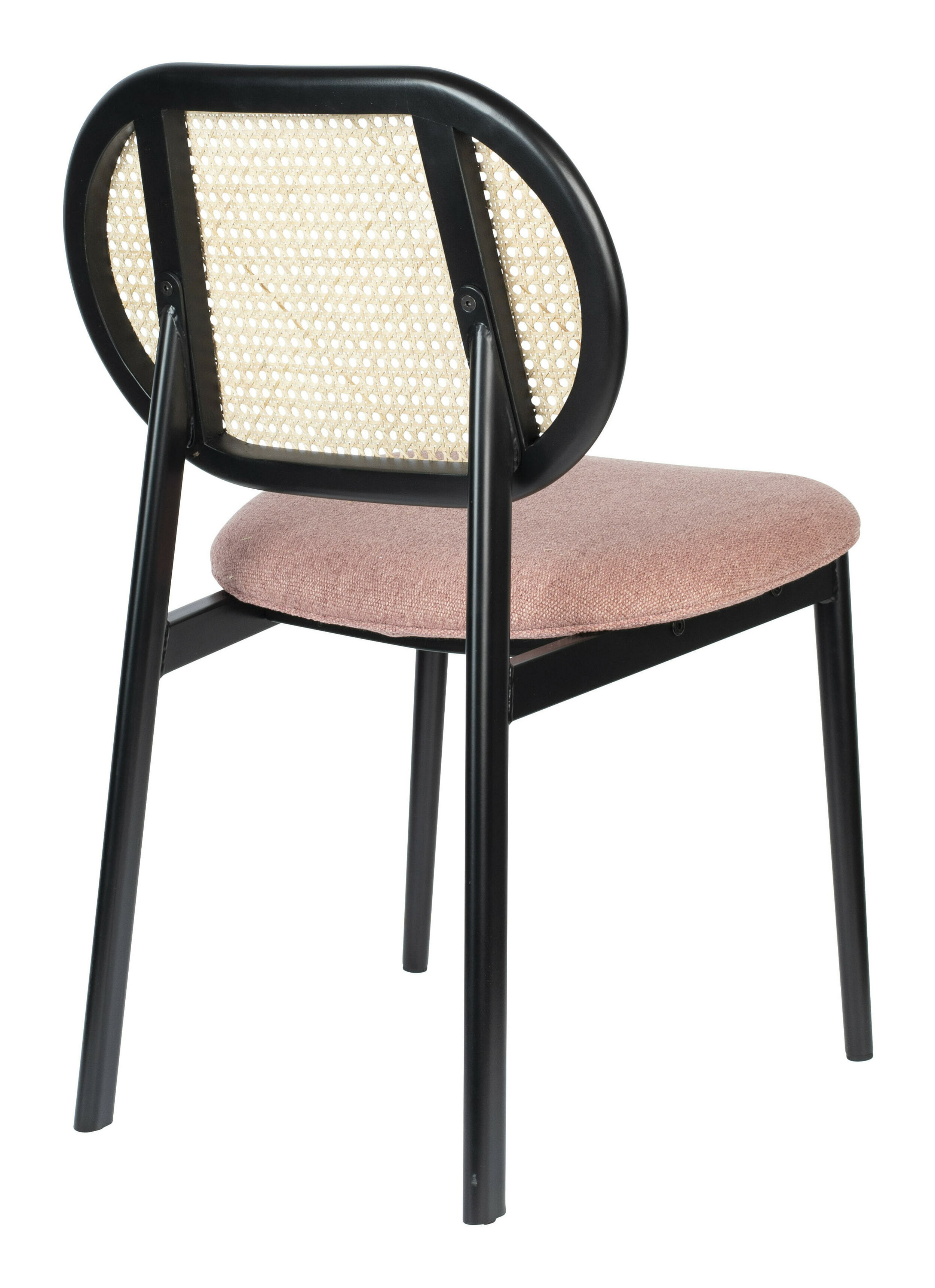 Zuiver Eetkamerstoel 'Spike' Rotan, kleur Roze