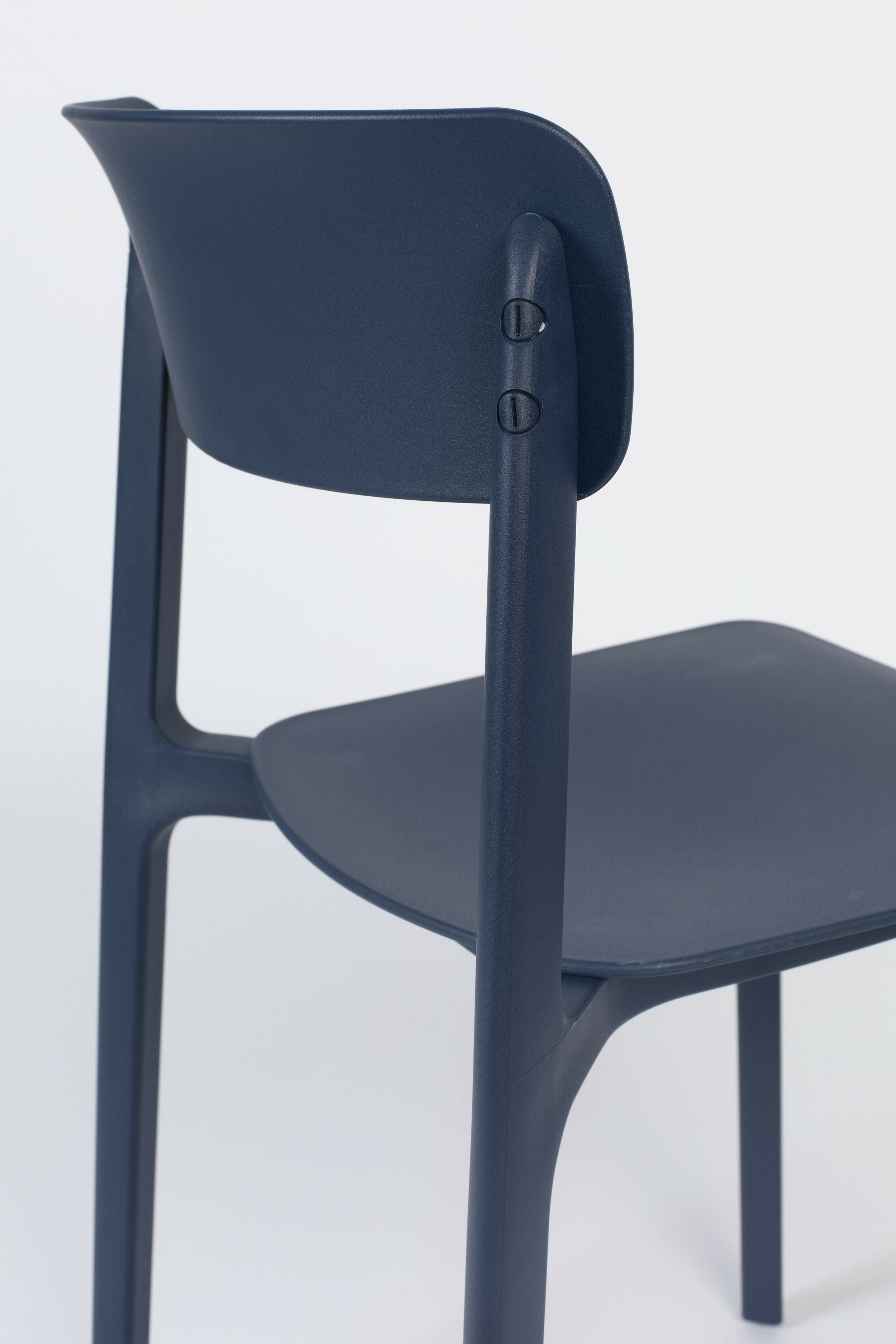 ZILT Eetkamerstoel 'Hassani' kleur Donkerblauw
