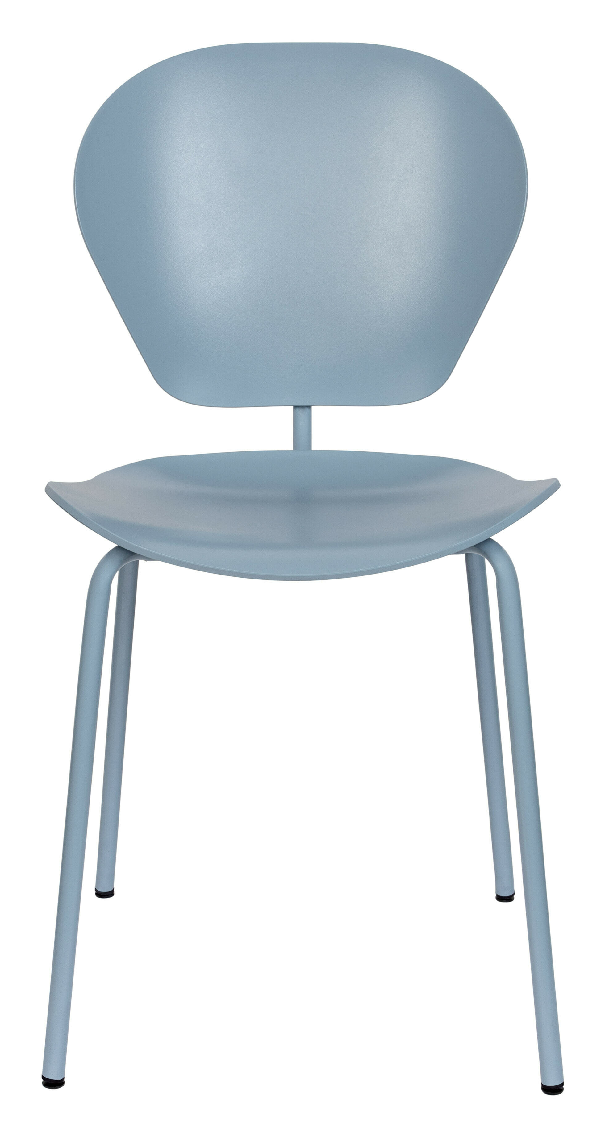 Zuiver Eetkamerstoel 'The Ocean' Gerecycled kunststof, kleur Ocean Blue