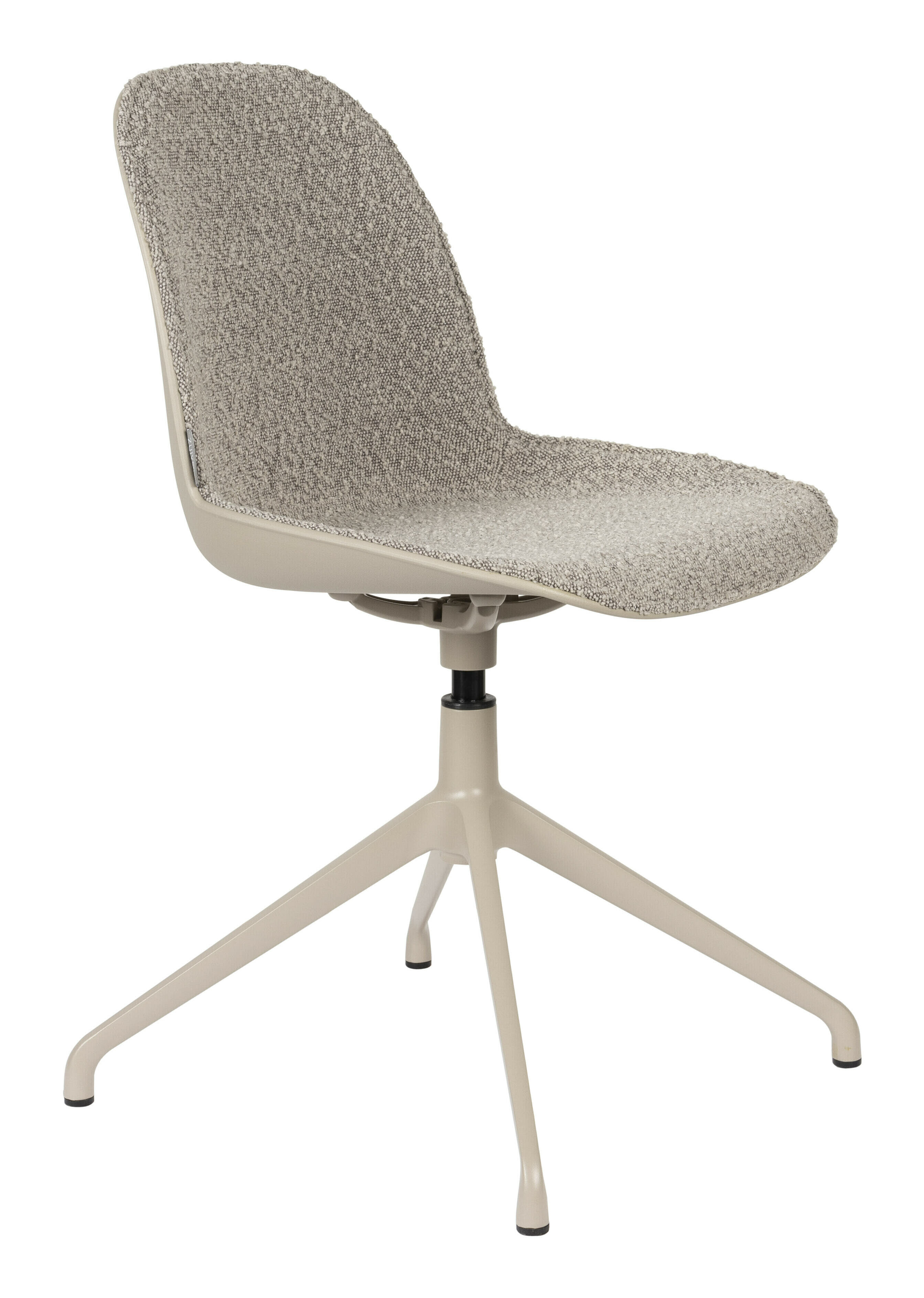 Zuiver Draaibare Eetkamerstoel 'Albert Kuip' Bouclé