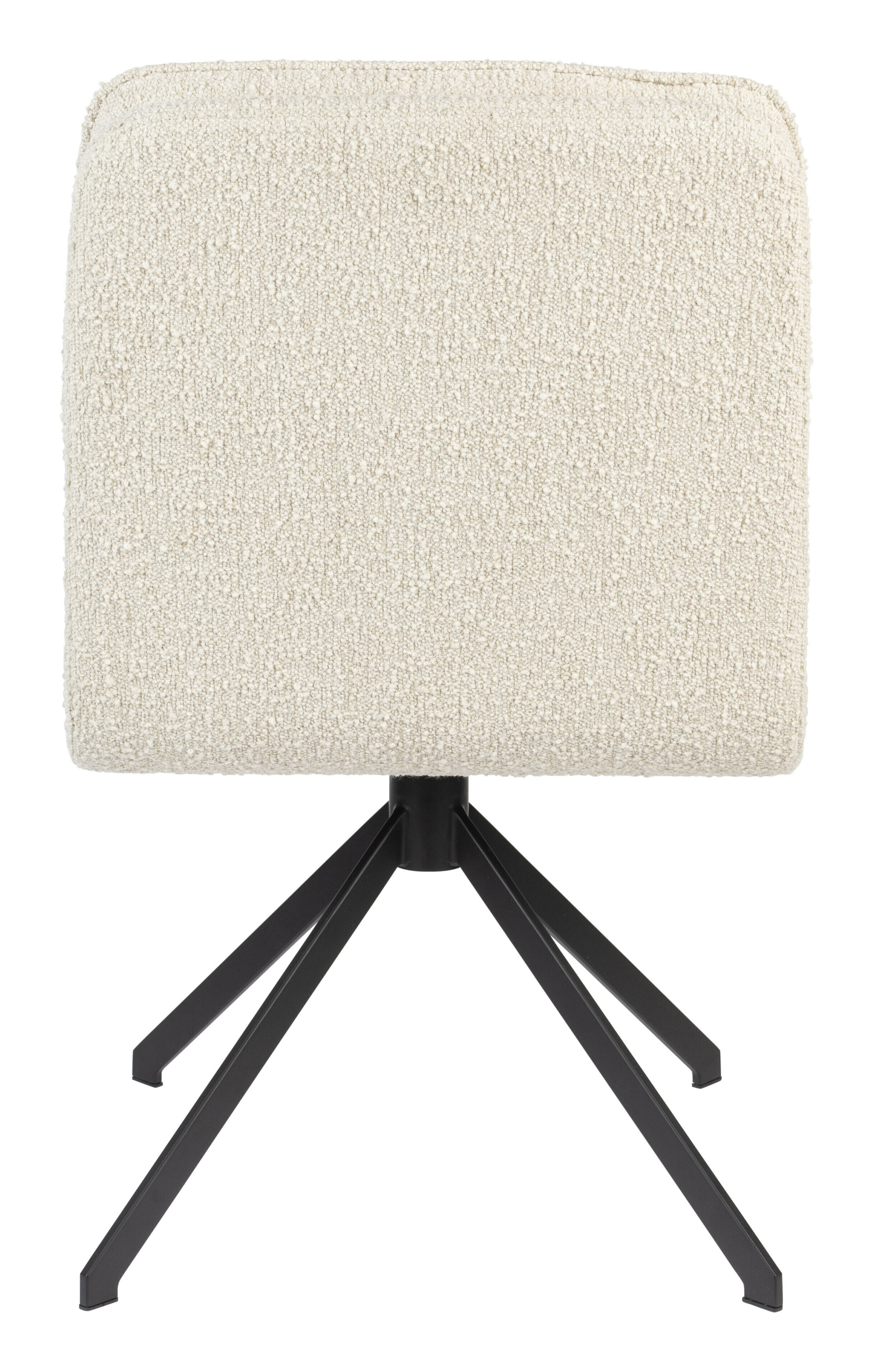 Zuiver Draaibare Eetkamerstoel 'Tyler' Bouclé, kleur Beige
