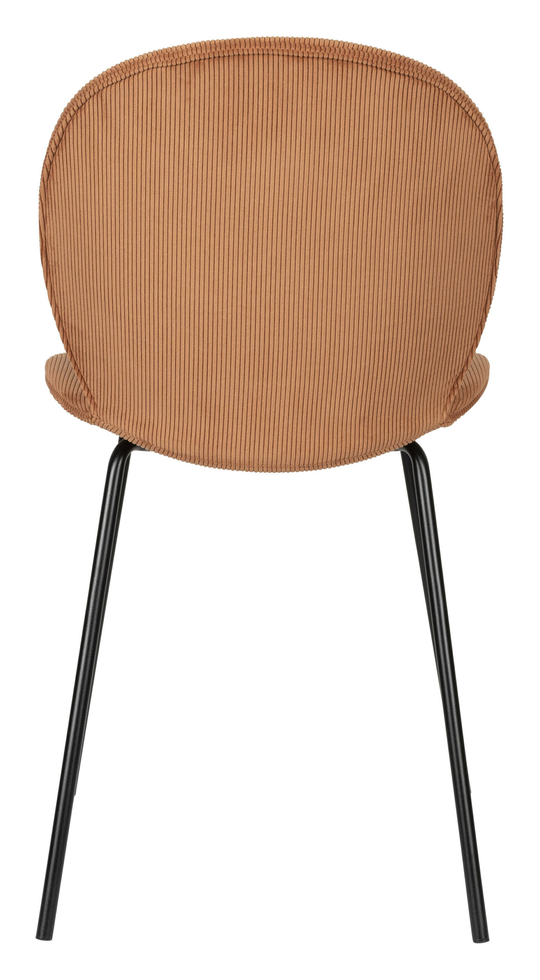 Zuiver Eetkamerstoel 'Bonnet' Ribstof, kleur Terracotta