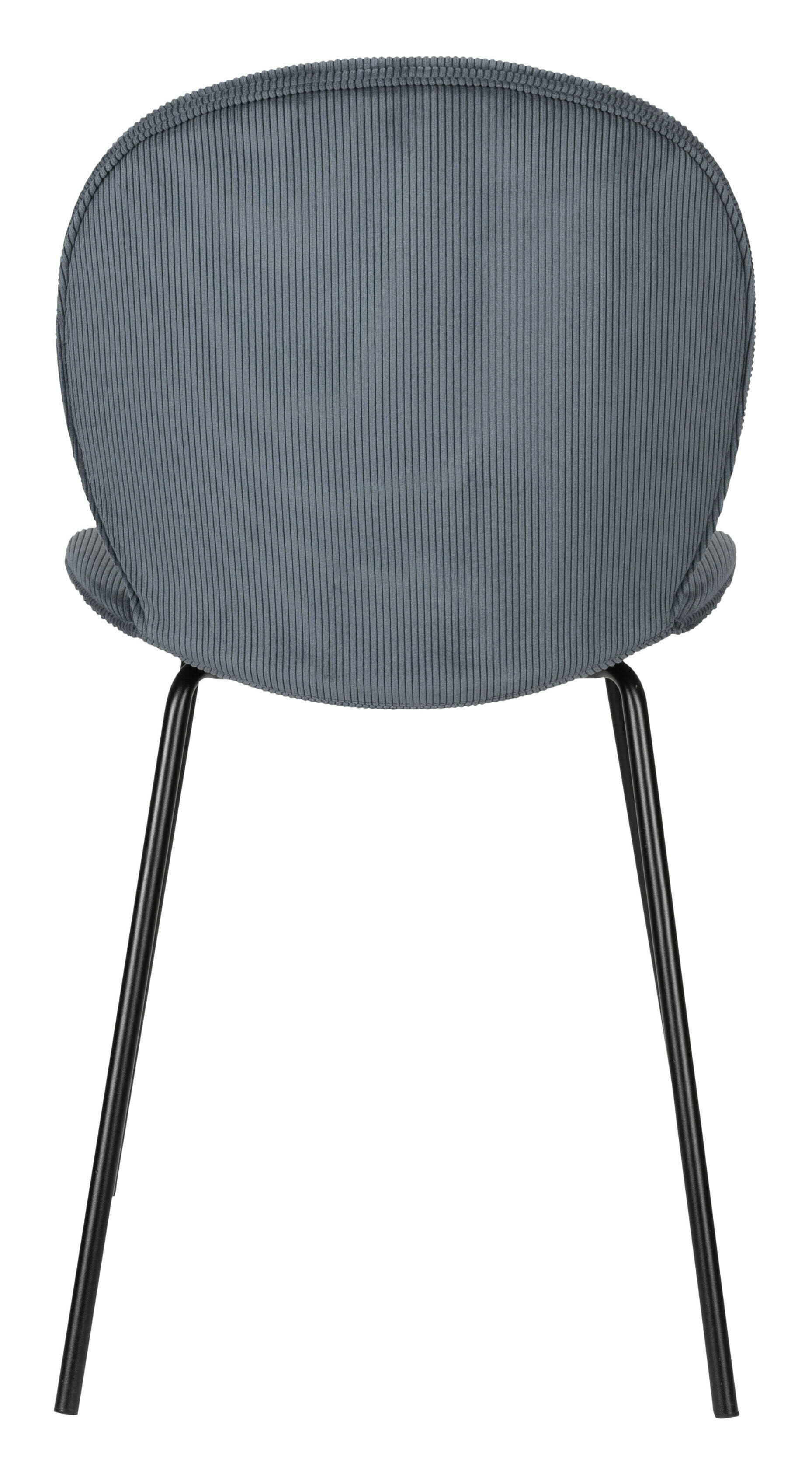 Zuiver Eetkamerstoel 'Bonnet' Ribstof, kleur Blauw
