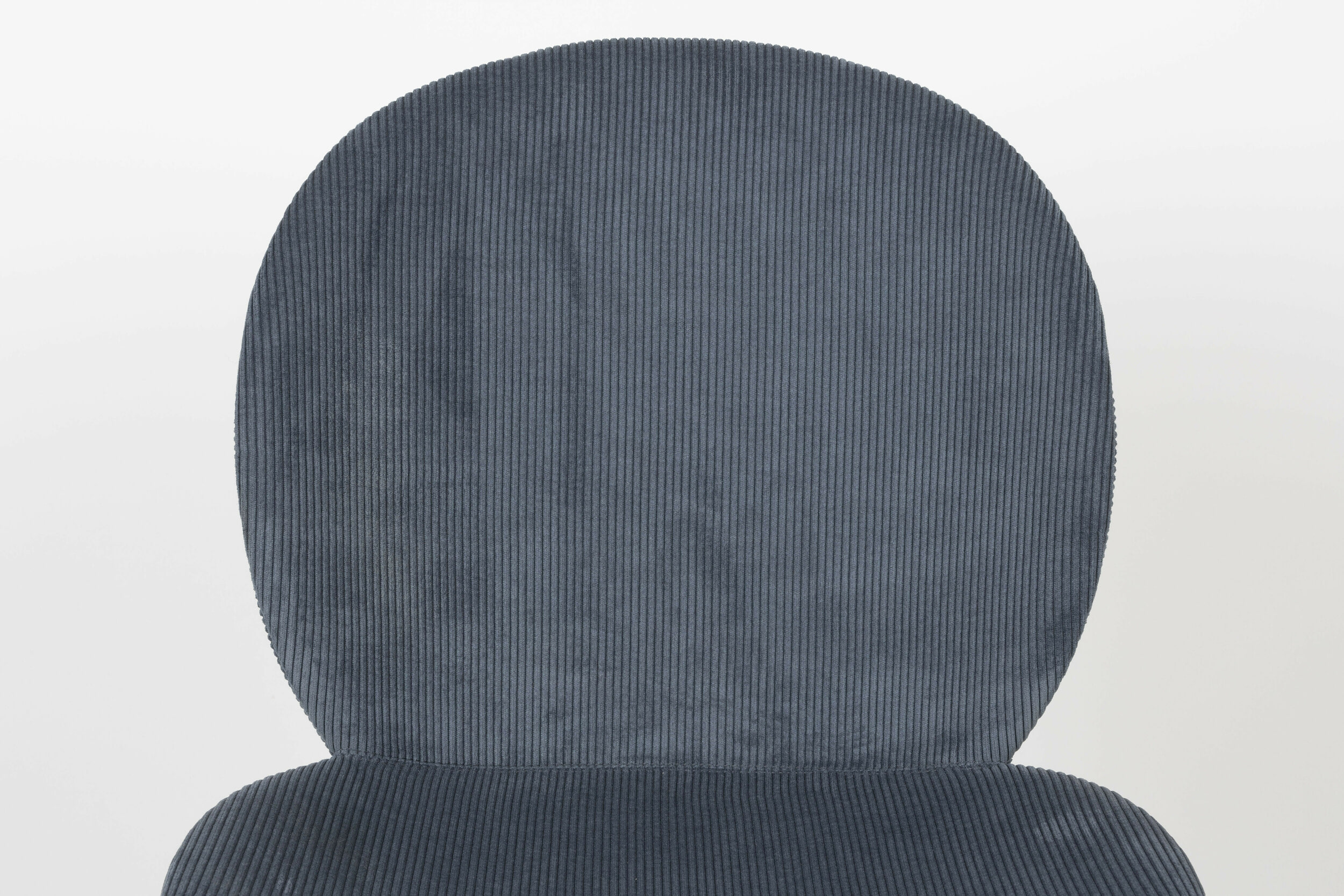 Zuiver Eetkamerstoel 'Bonnet' Ribstof, kleur Blauw
