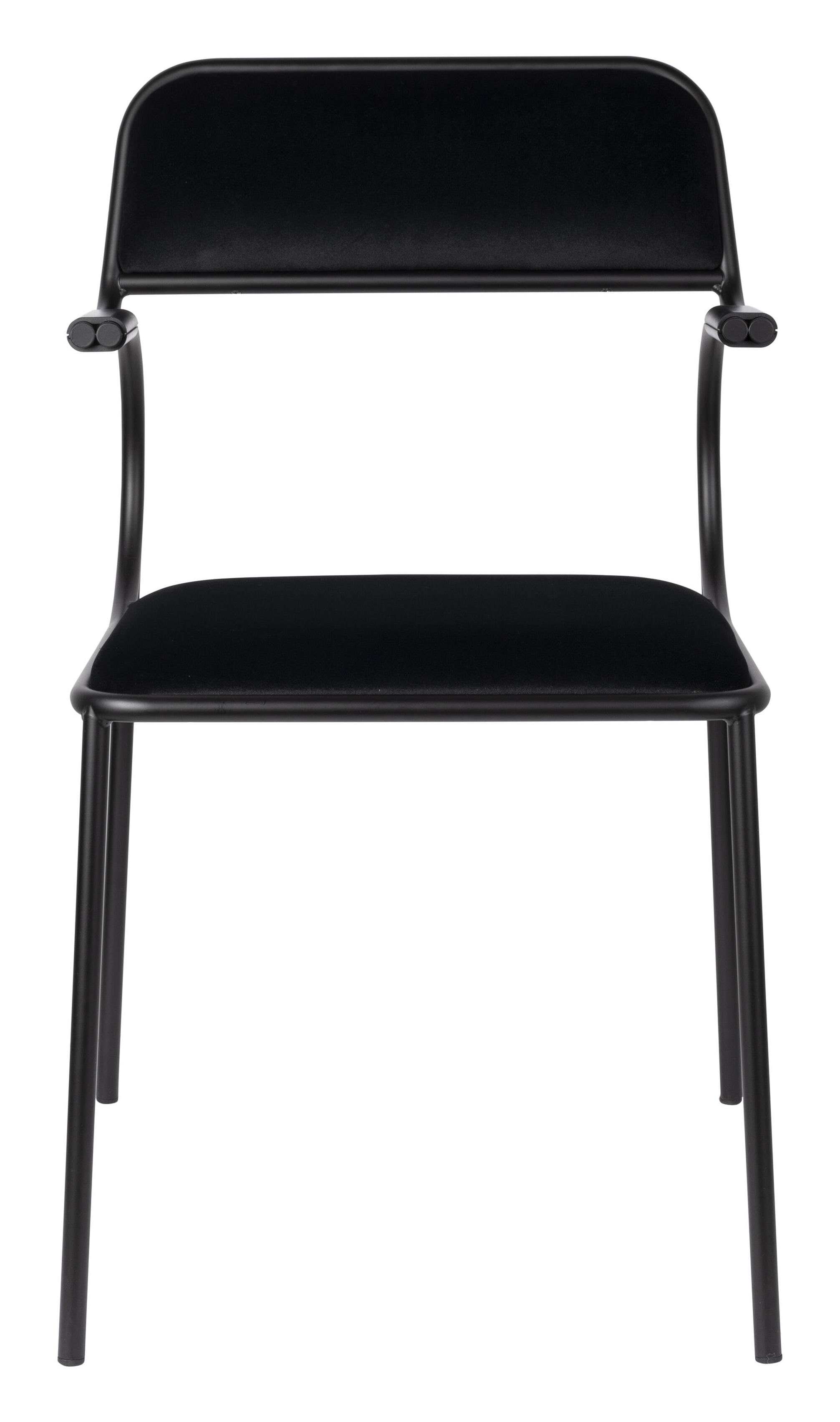 Zuiver Eetkamerstoel 'Alba' Velvet, kleur Zwart