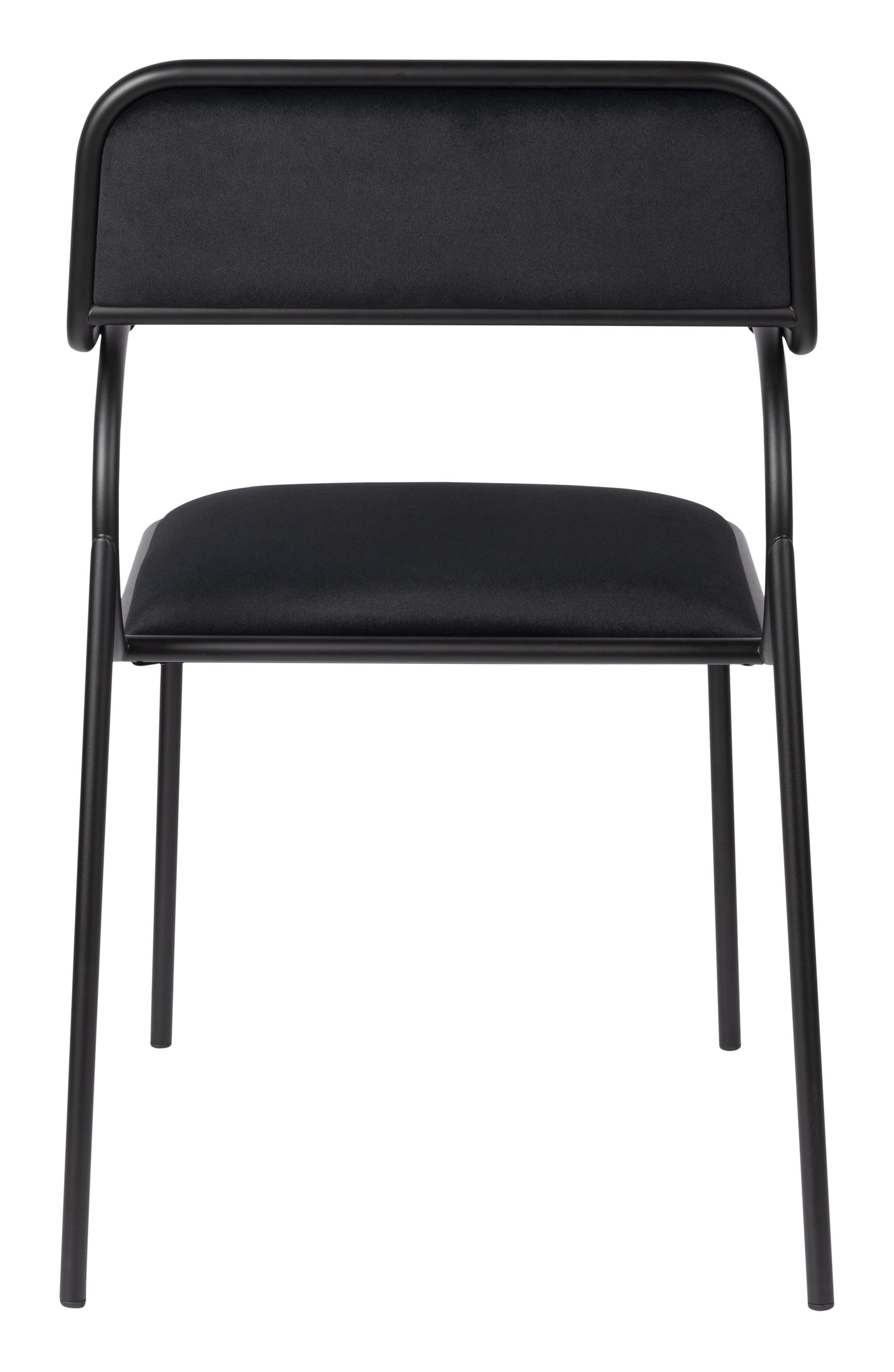 Zuiver Eetkamerstoel 'Alba' Velvet, kleur Zwart