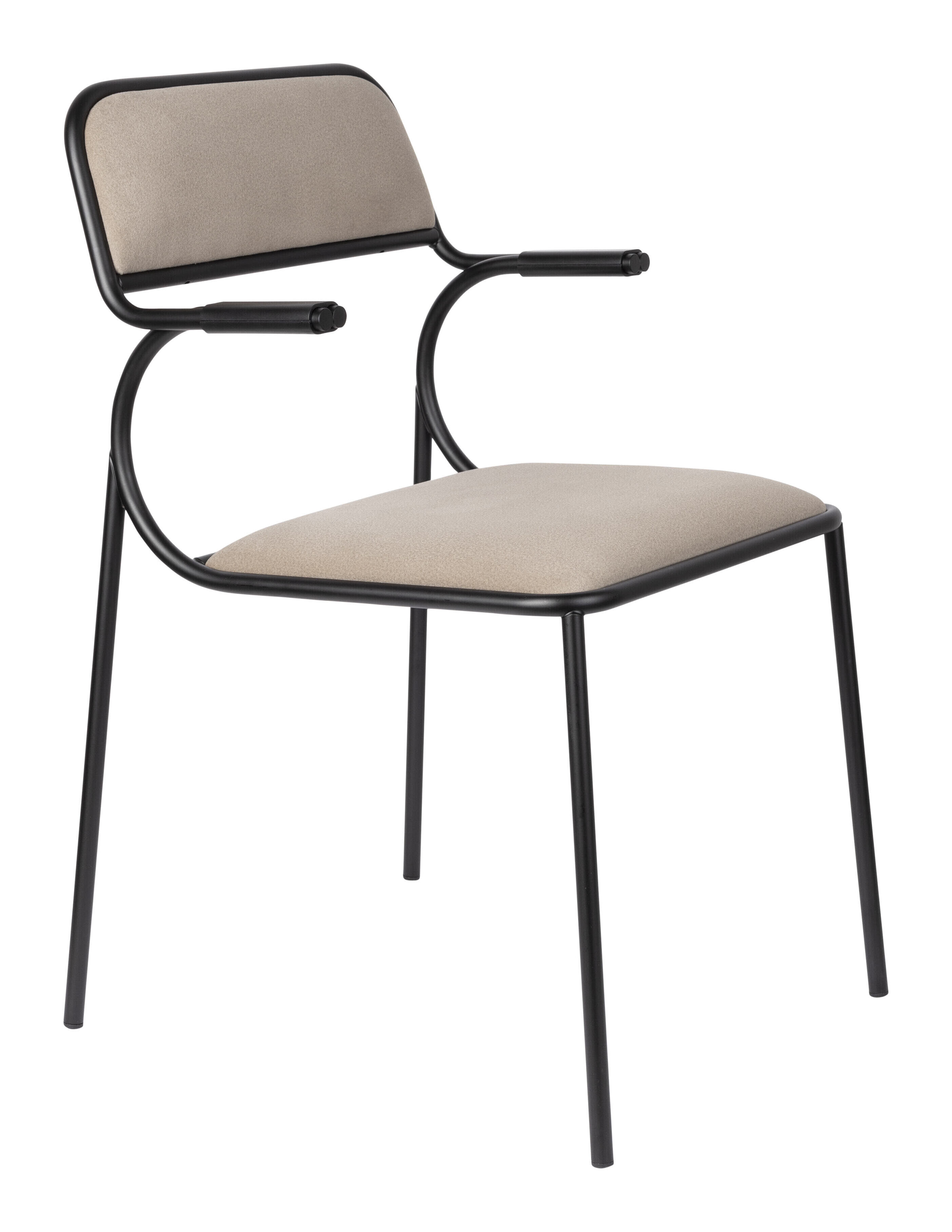 Zuiver Eetkamerstoel Alba Velvet - Beige