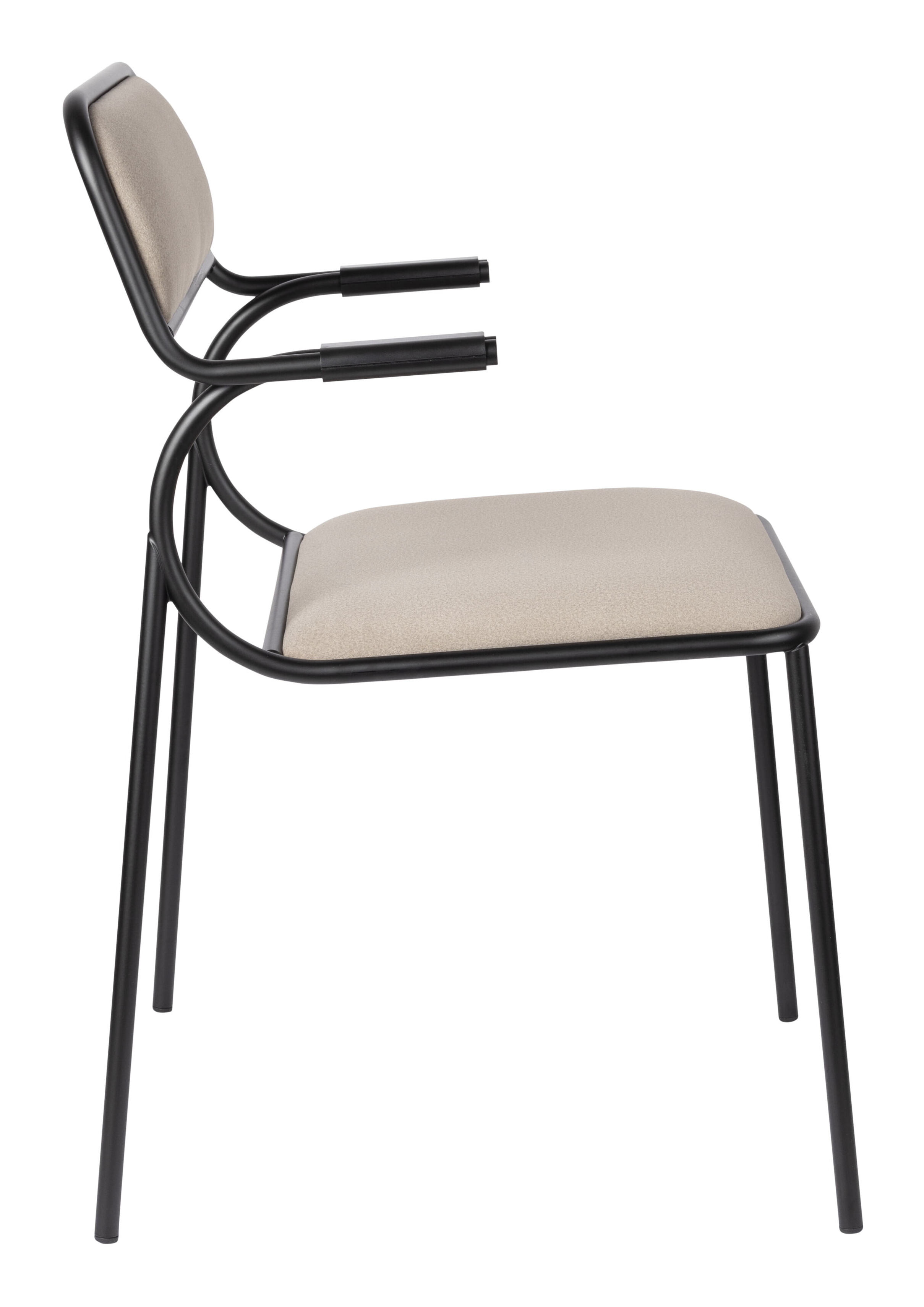 Zuiver Eetkamerstoel 'Alba' Velvet, kleur Beige