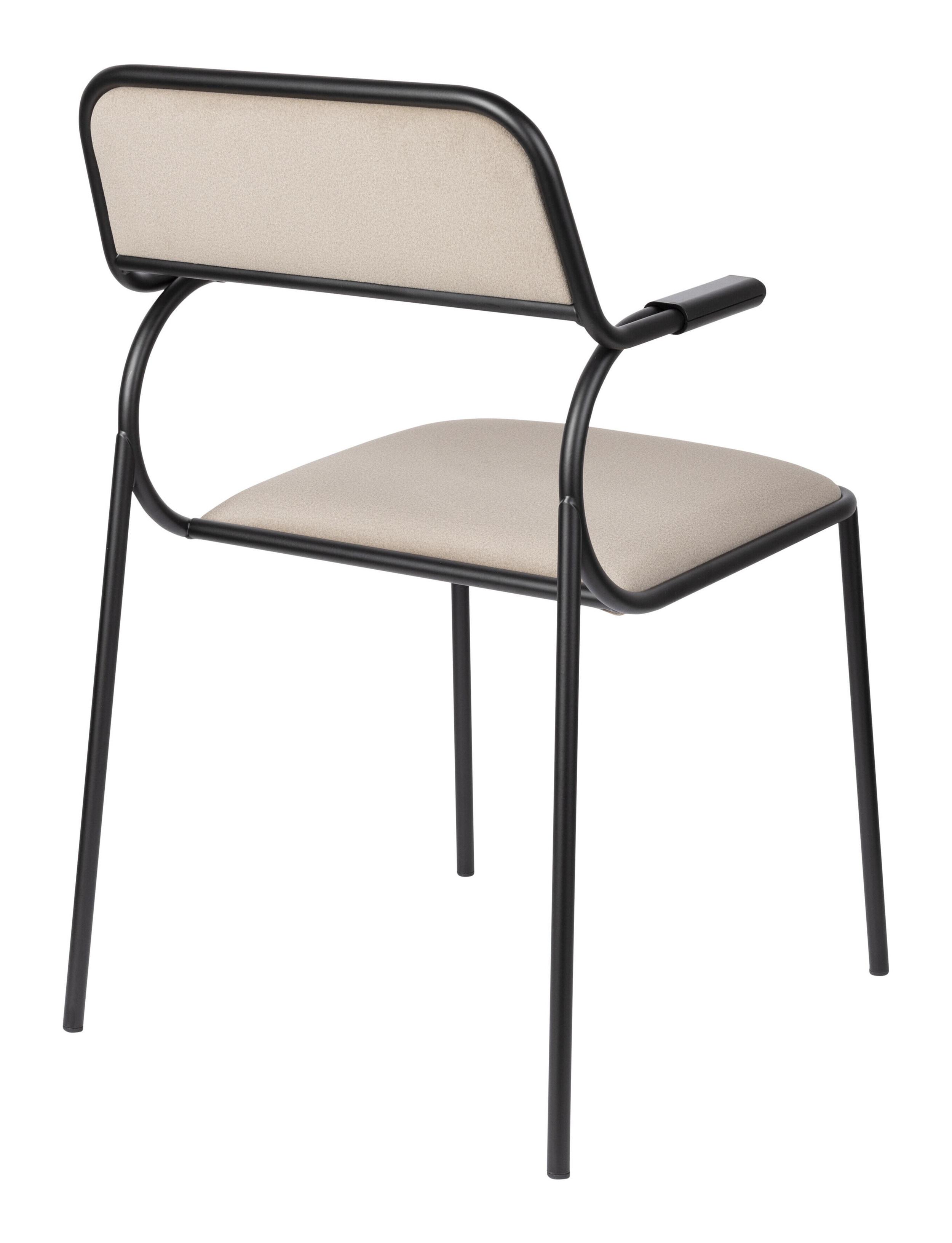 Zuiver Eetkamerstoel 'Alba' Velvet, kleur Beige