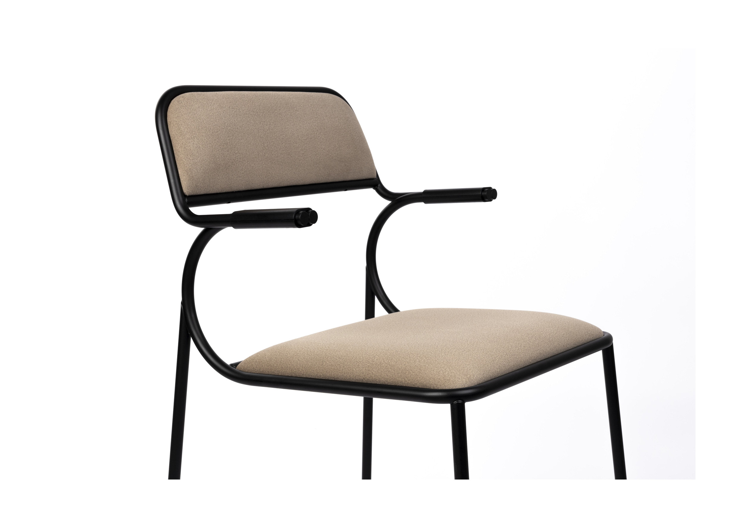Zuiver Eetkamerstoel 'Alba' Velvet, kleur Beige
