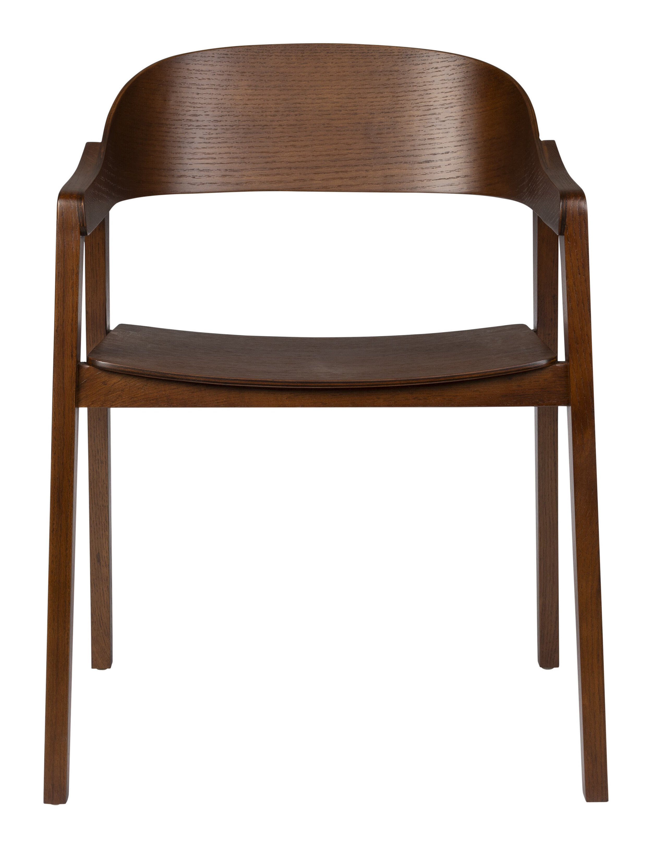 Dutchbone Eetkamerstoel 'Westlake' Eikenhout, kleur Walnoot