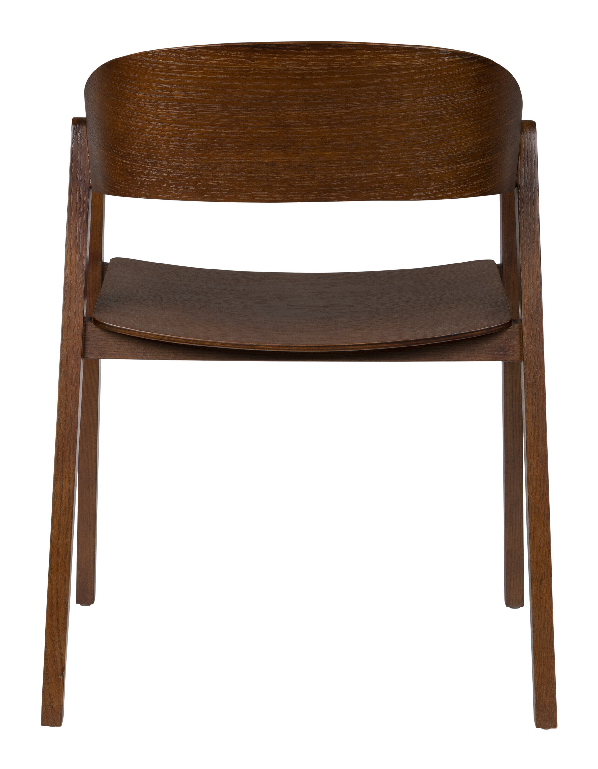 Dutchbone Eetkamerstoel 'Westlake' Eikenhout, kleur Walnoot