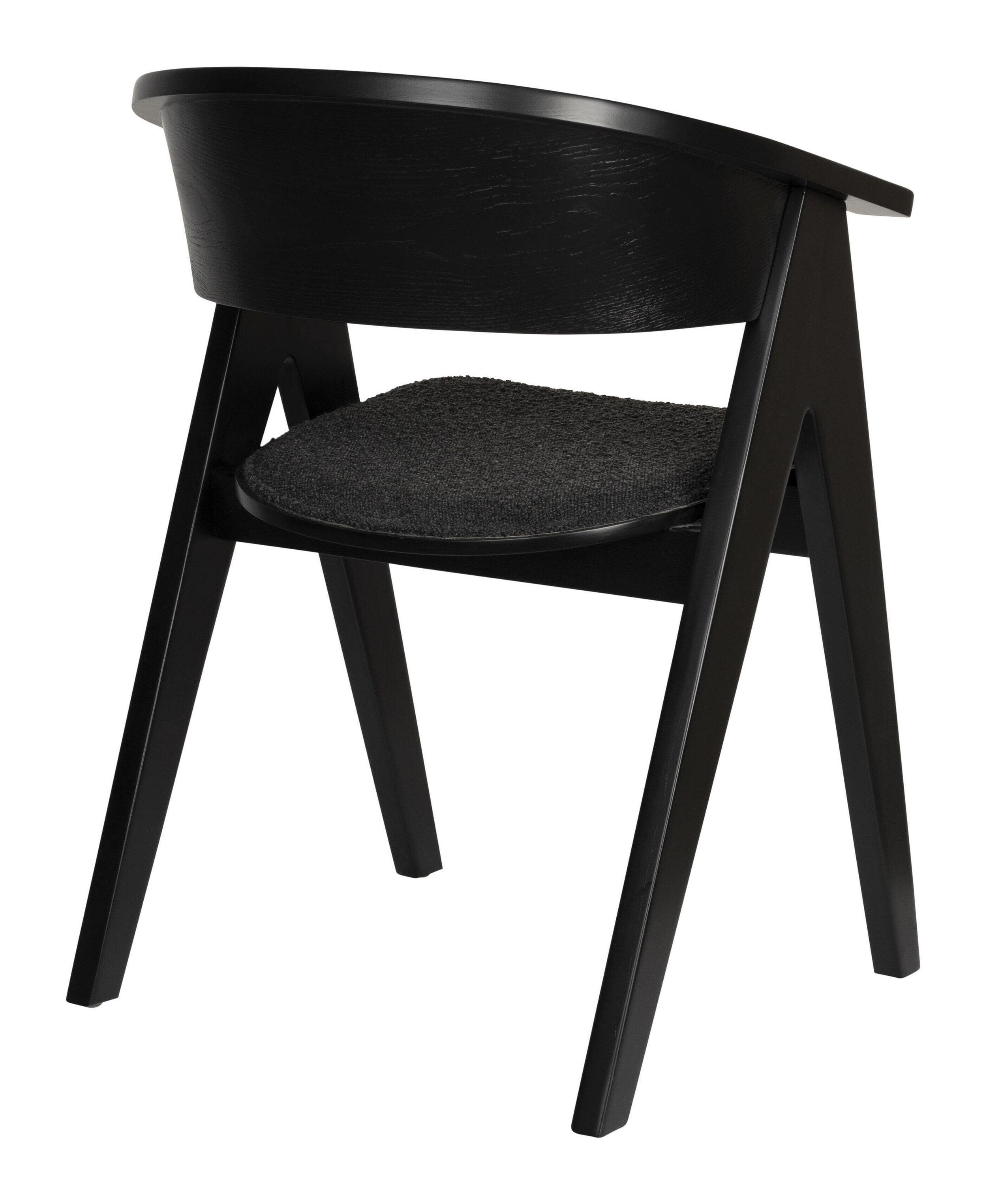 Zuiver Eetkamerstoel 'Ndsm' Beukenhout, kleur Zwart