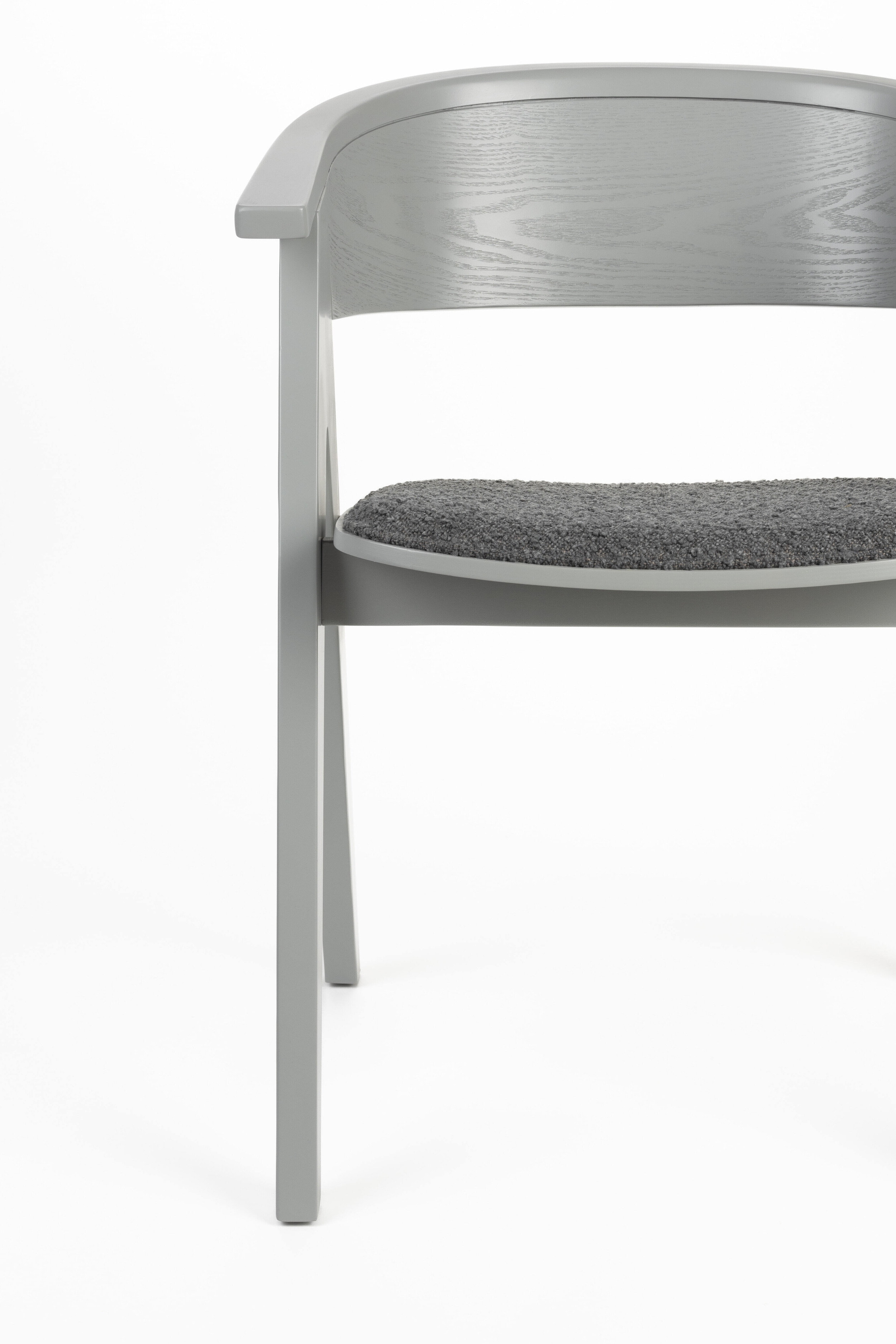 Zuiver Eetkamerstoel 'Ndsm' Essenhout, kleur Grijs