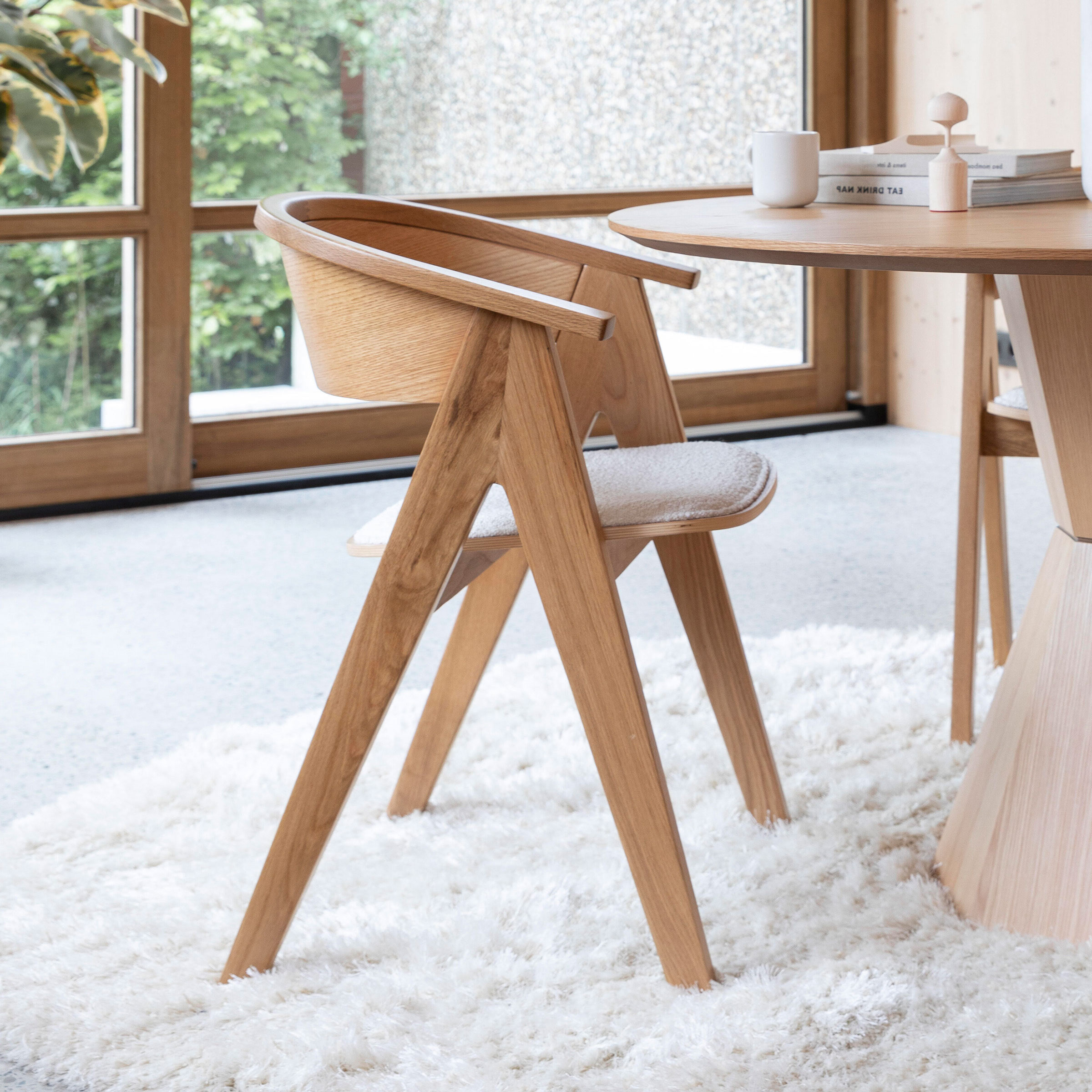 Zuiver Eetkamerstoel 'Ndsm' Hout