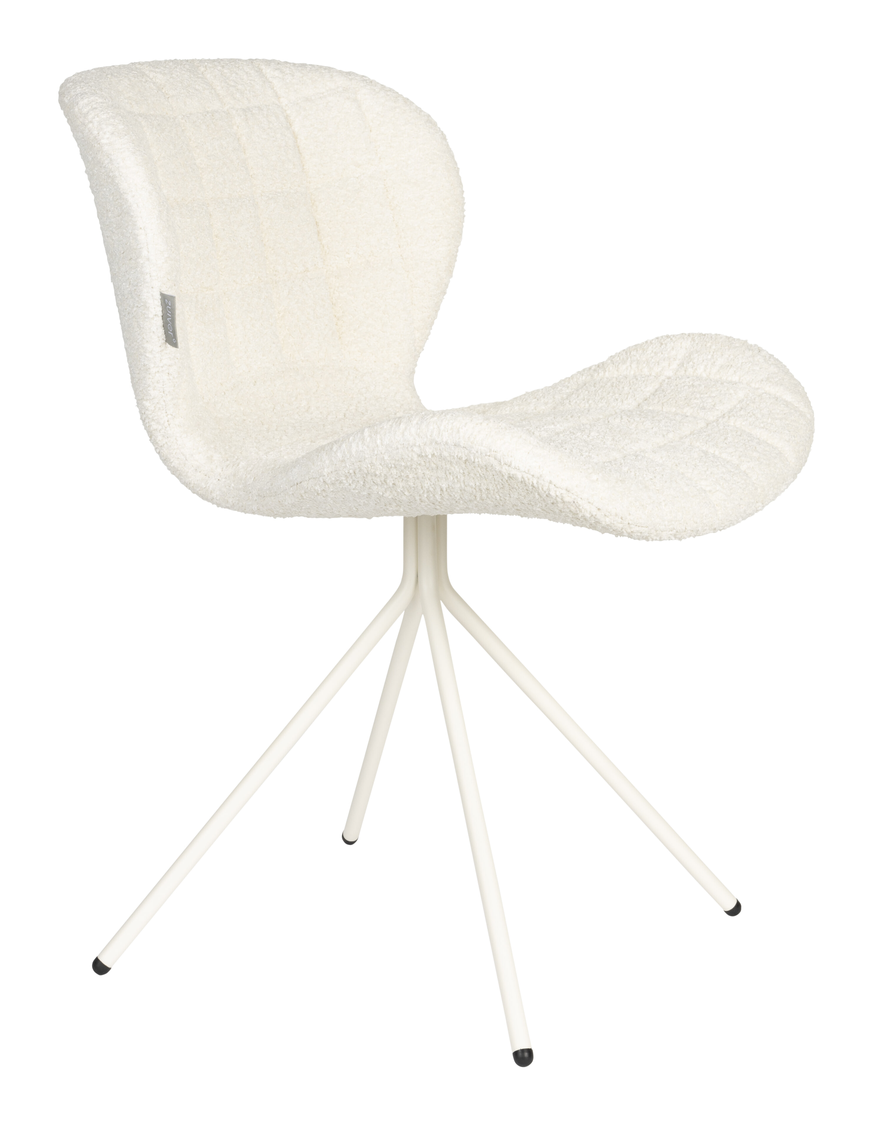 Zuiver Eetkamerstoel OMG Chenille - Off White