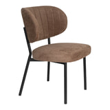 ZILT Eetkamerstoel 'Ondrea' kleur Oranje/Grijs