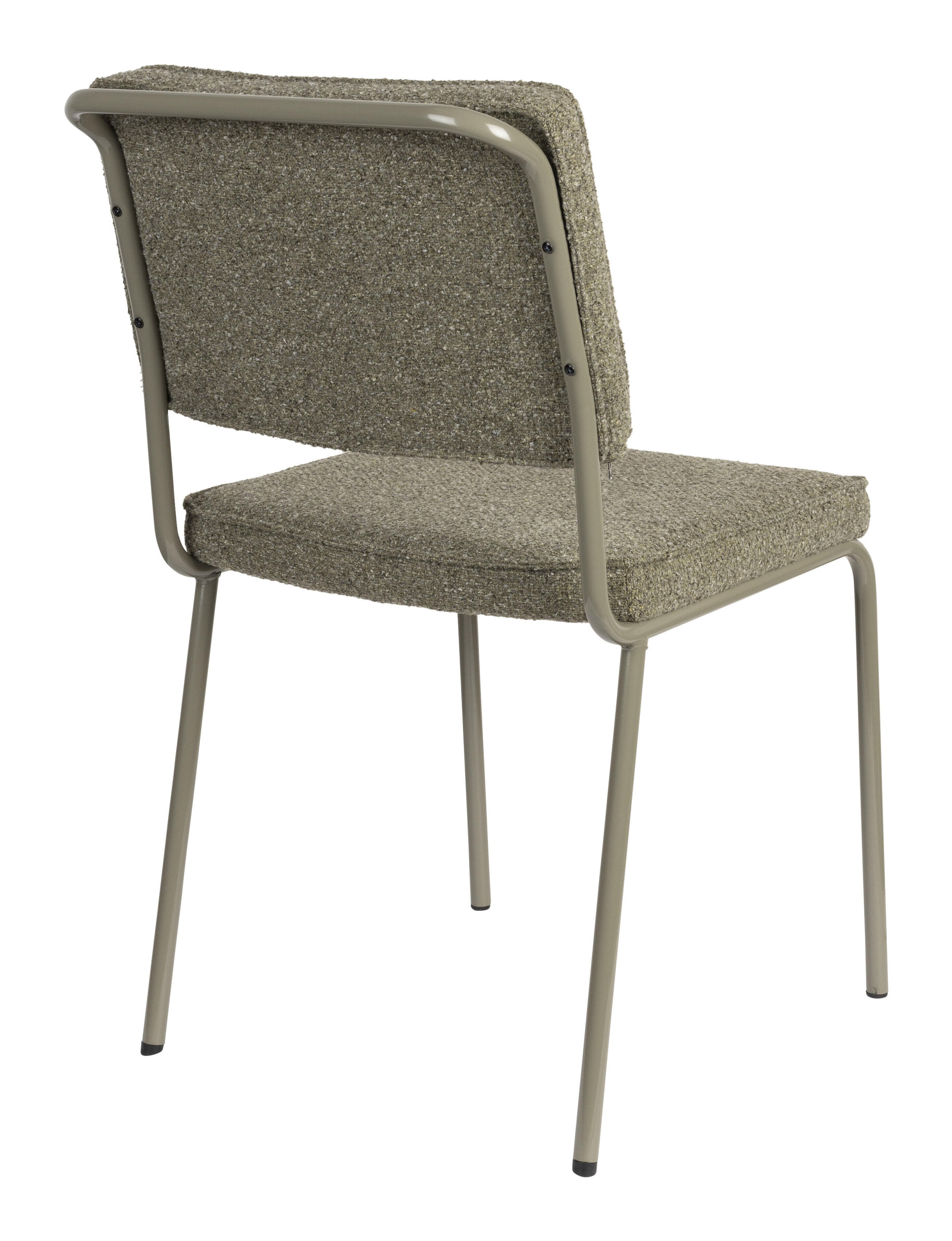 Zuiver Eetkamerstoel 'Buddy' Gerecyclede stof, kleur Olive