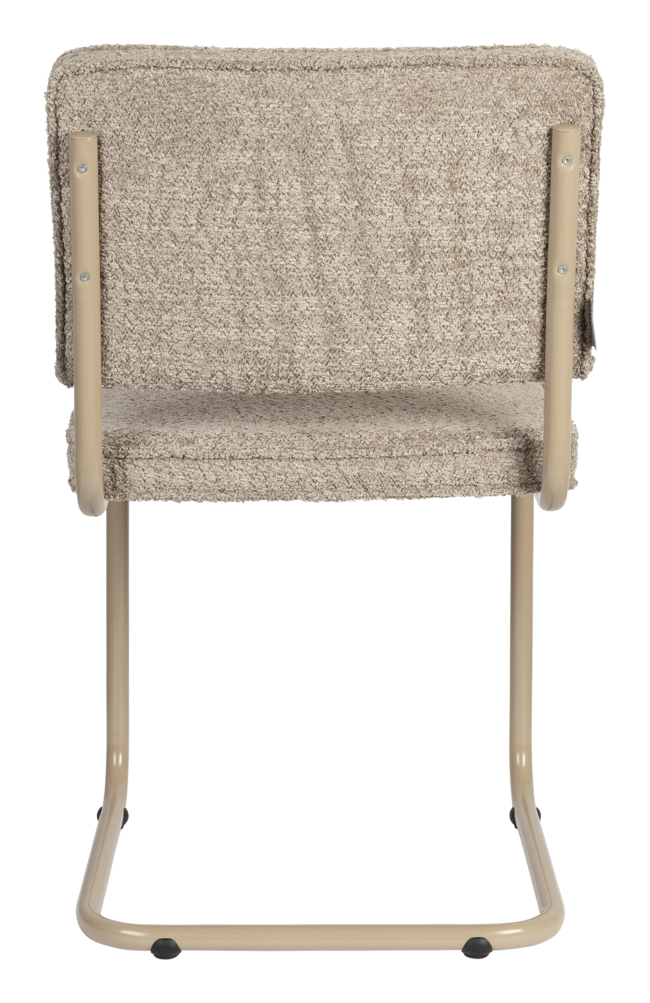 Zuiver Eetkamerstoel 'Ridge' Soft, Bouclé, kleur Beige