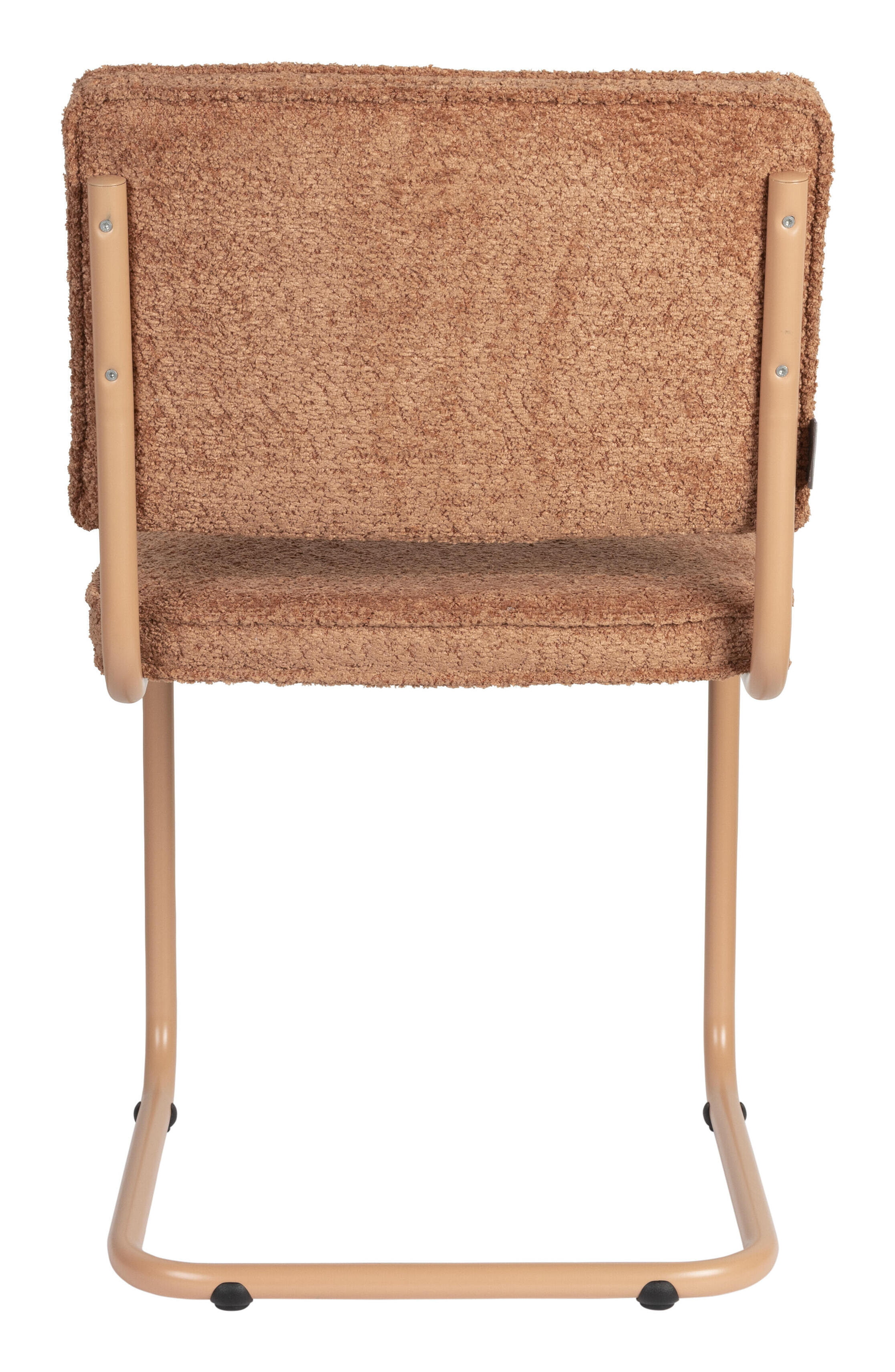 Zuiver Eetkamerstoel 'Ridge' Soft, Bouclé, kleur Terra