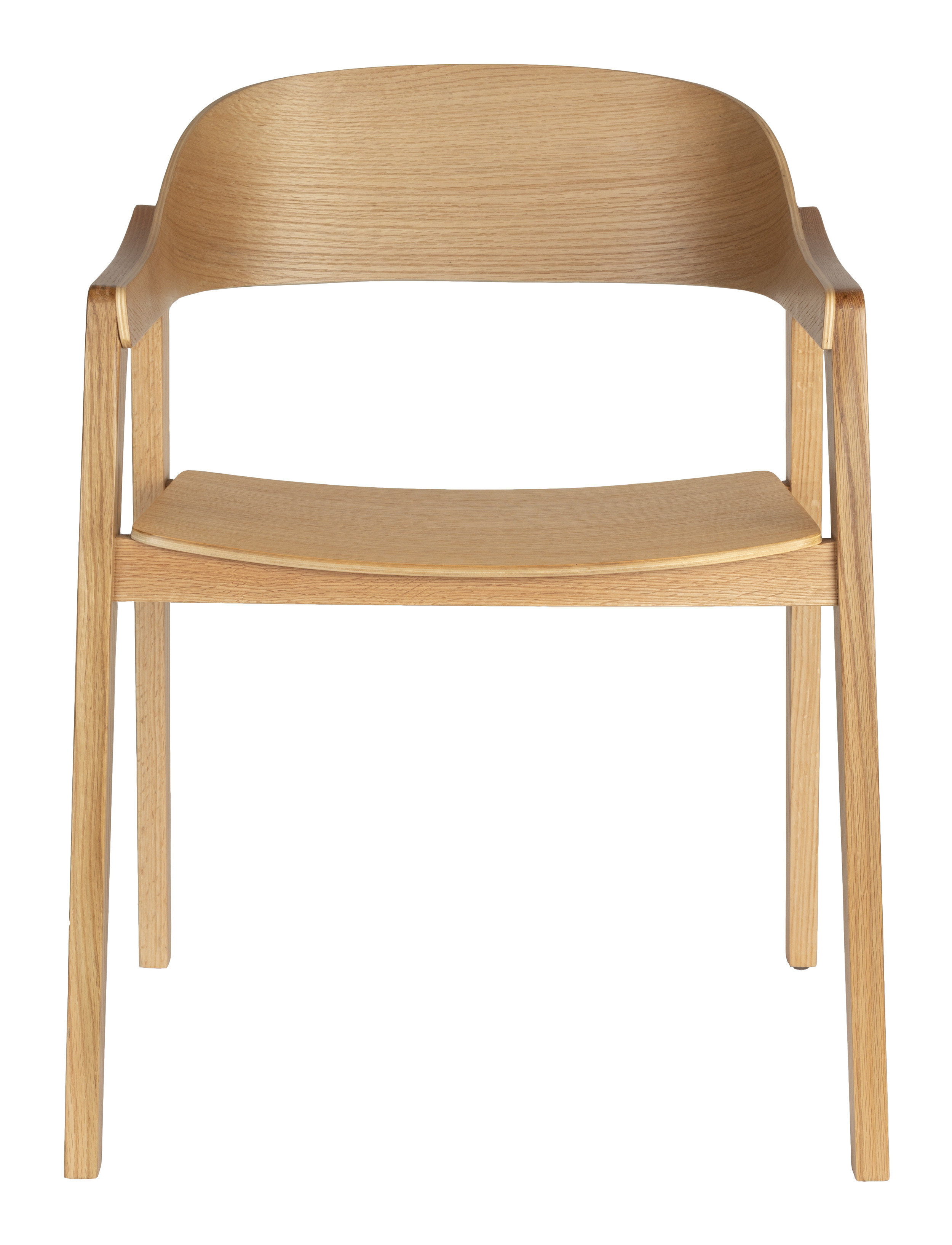 Dutchbone Eetkamerstoel 'Westlake' Eikenhout, kleur Naturel