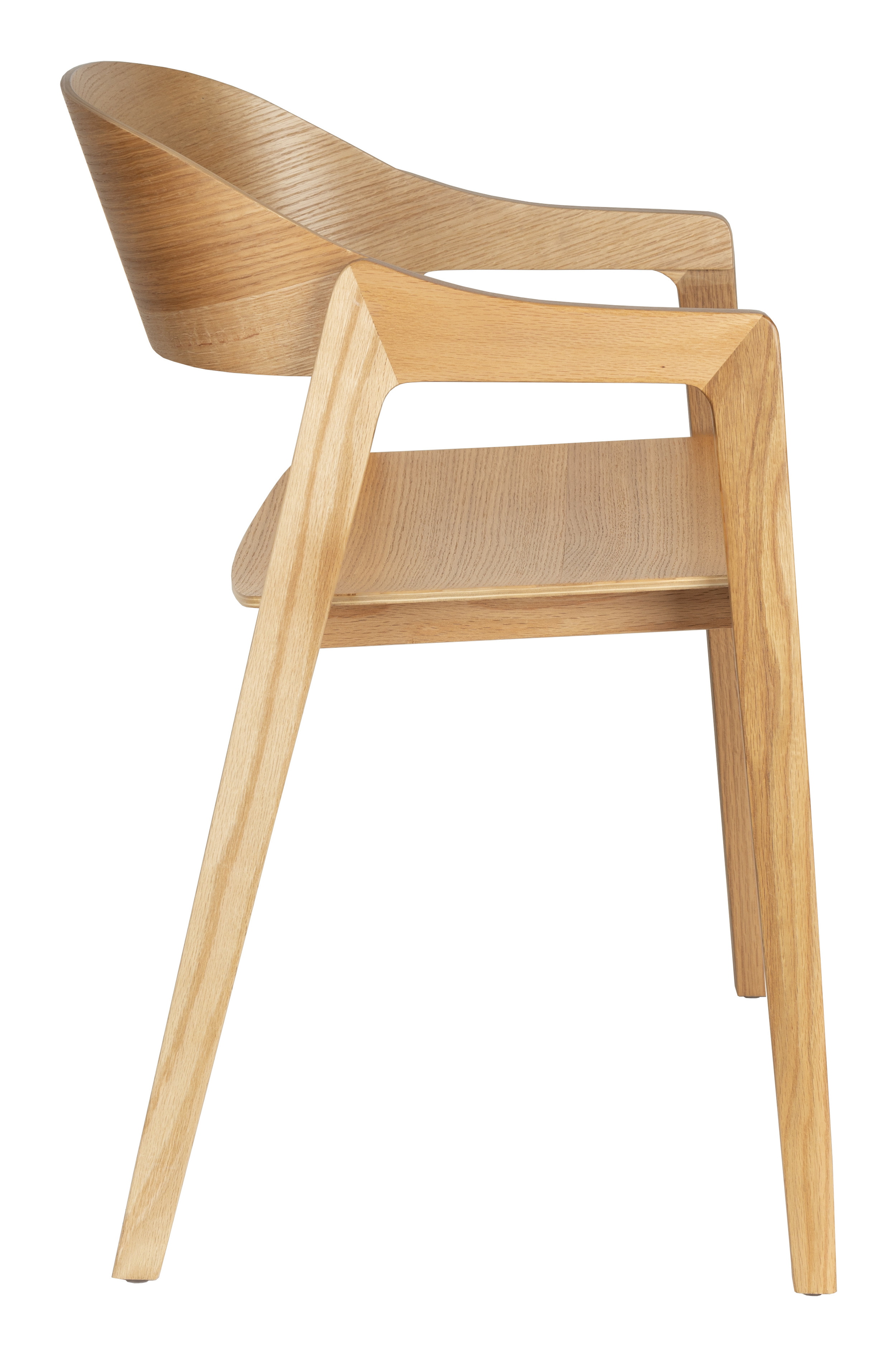 Dutchbone Eetkamerstoel 'Westlake' Eikenhout, kleur Naturel