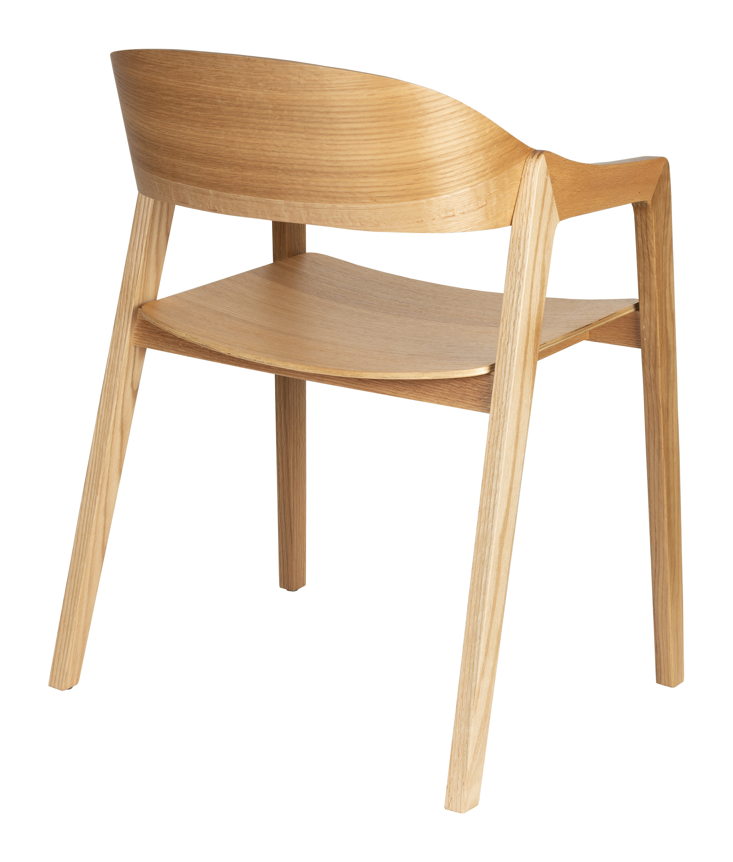 Dutchbone Eetkamerstoel 'Westlake' Eikenhout, kleur Naturel