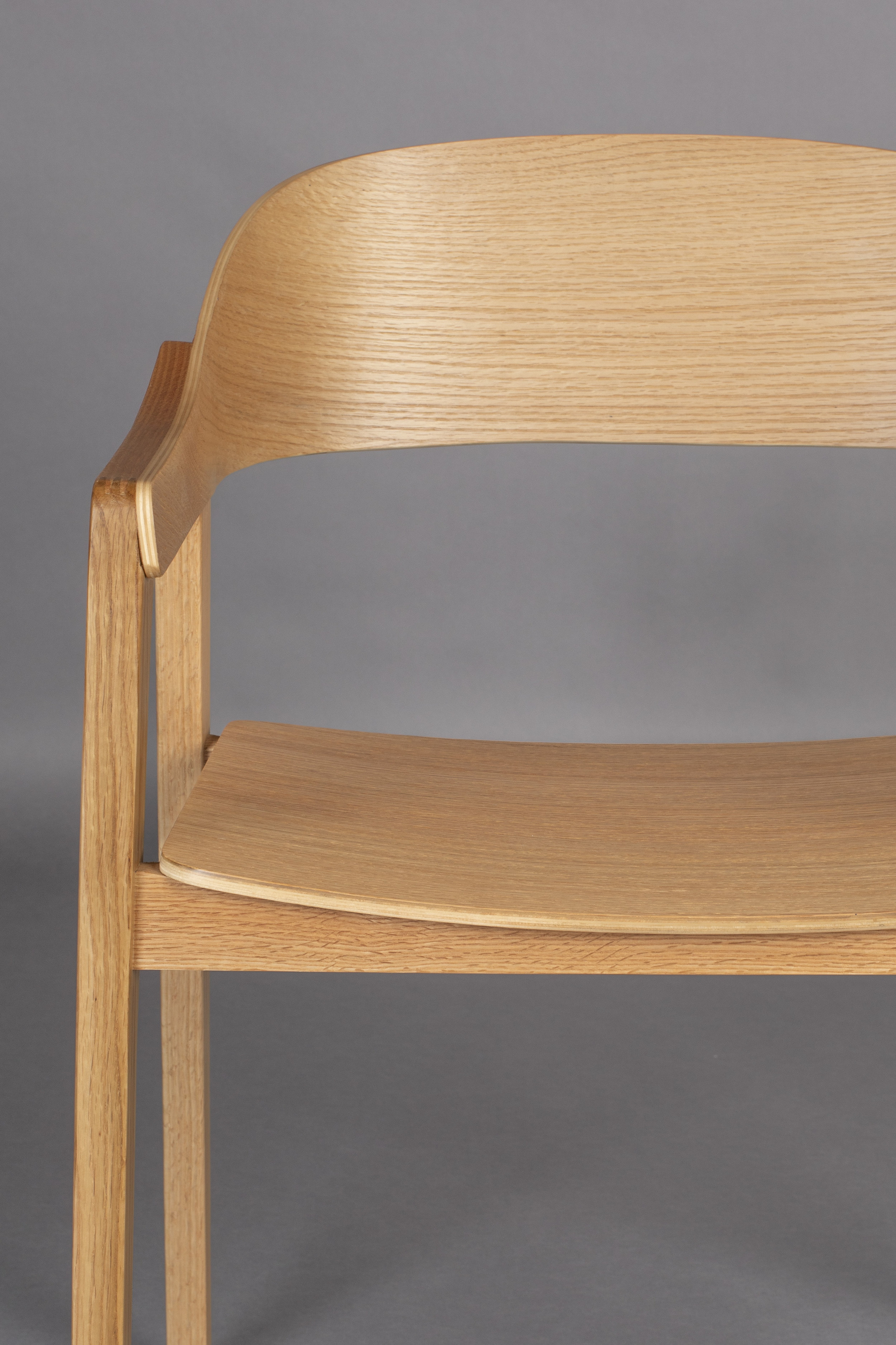Dutchbone Eetkamerstoel 'Westlake' Eikenhout, kleur Naturel