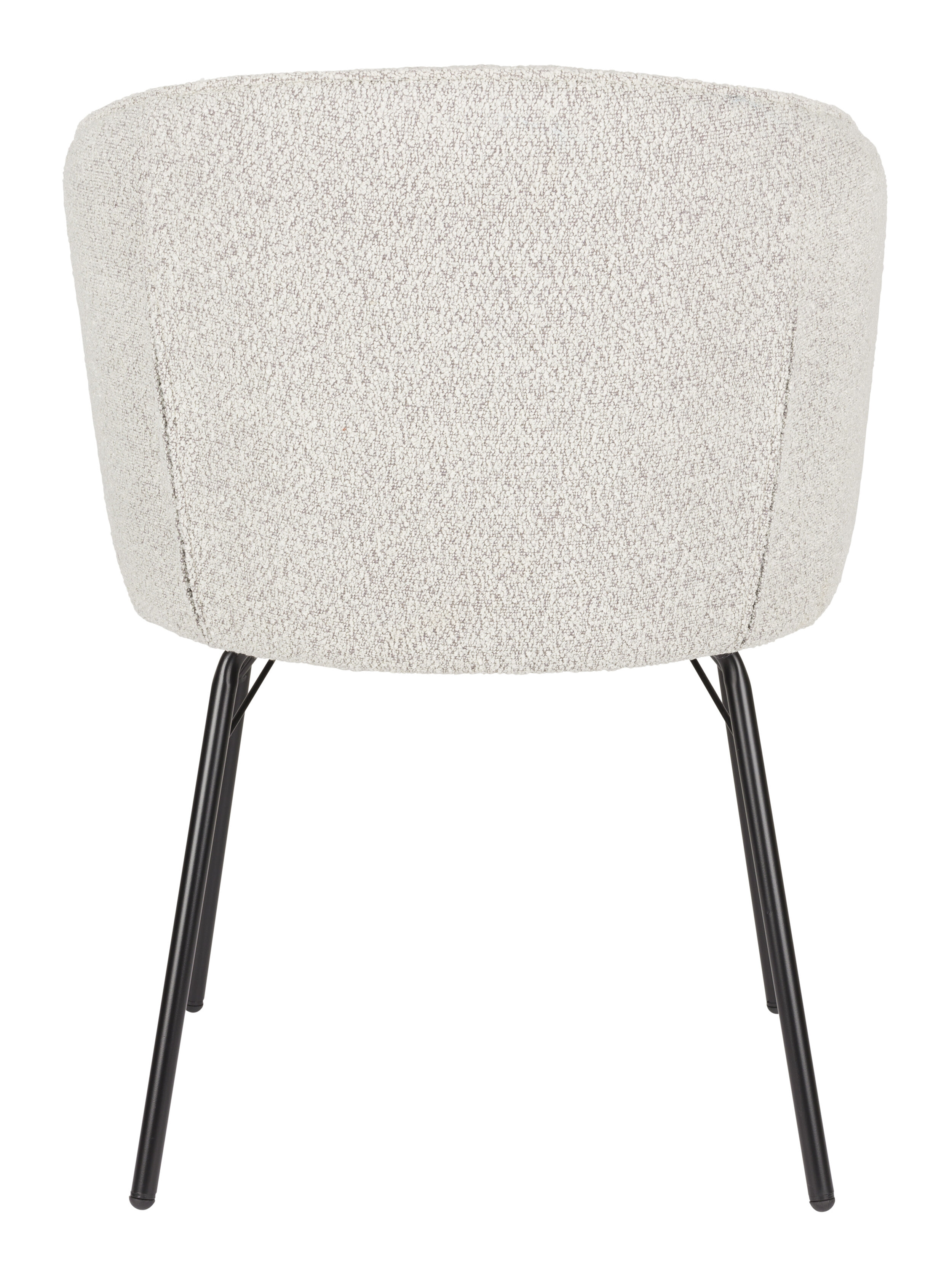 ZILT Eetkamerstoel 'Lysandra' Bouclé, kleur Beige