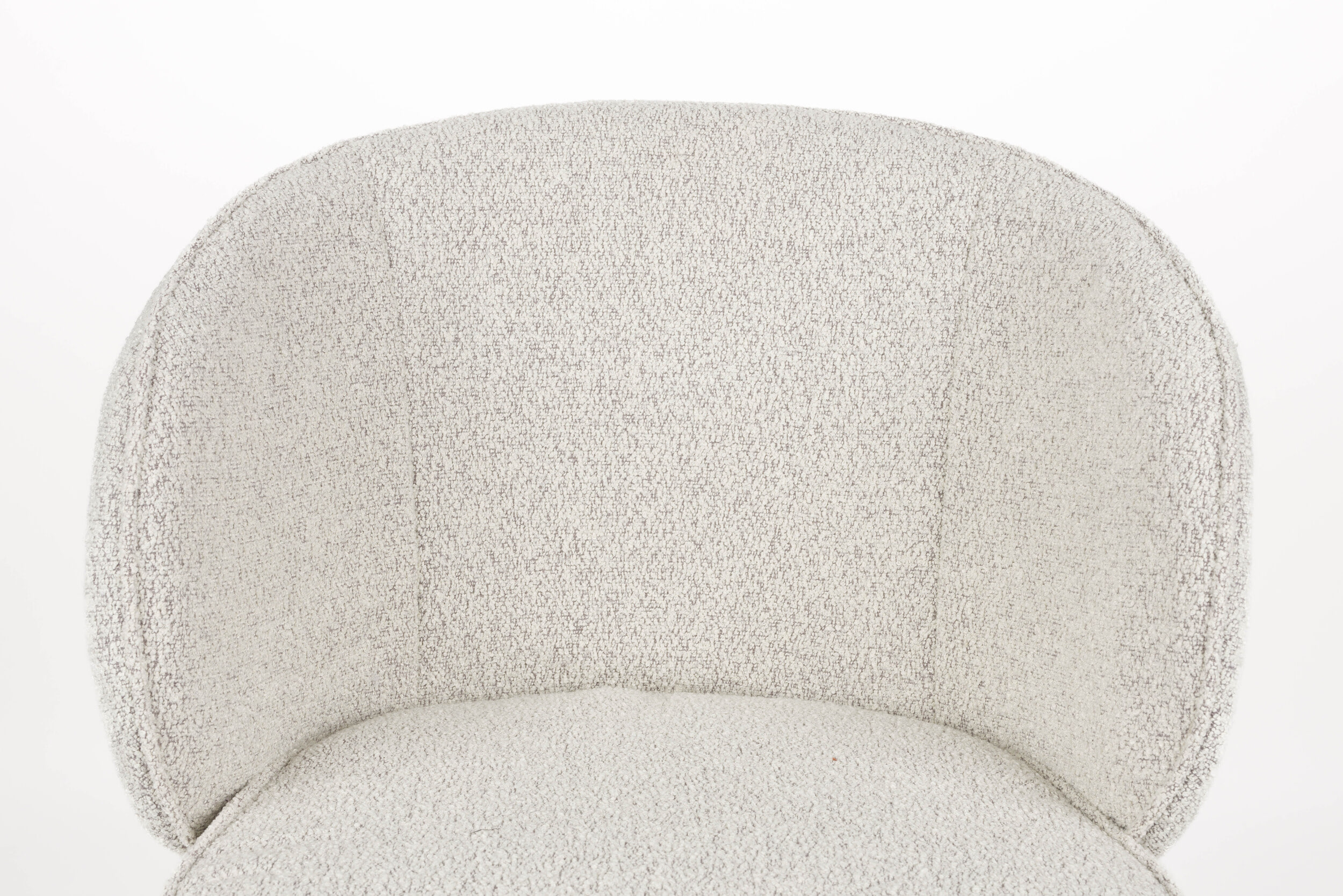 ZILT Eetkamerstoel 'Lysandra' Bouclé, kleur Beige