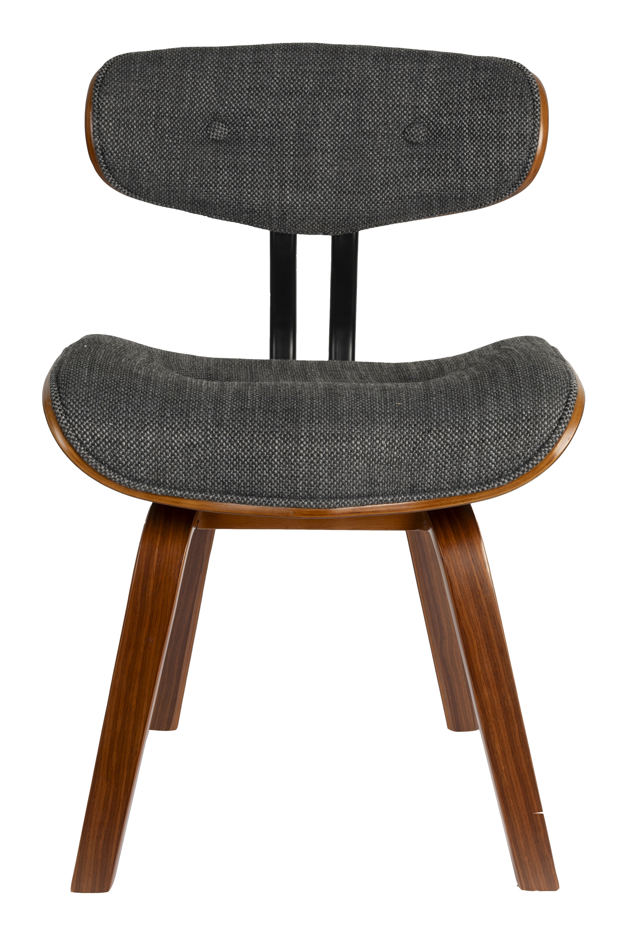 Dutchbone Eetkamerstoel 'Blackwood' kleur Grijs