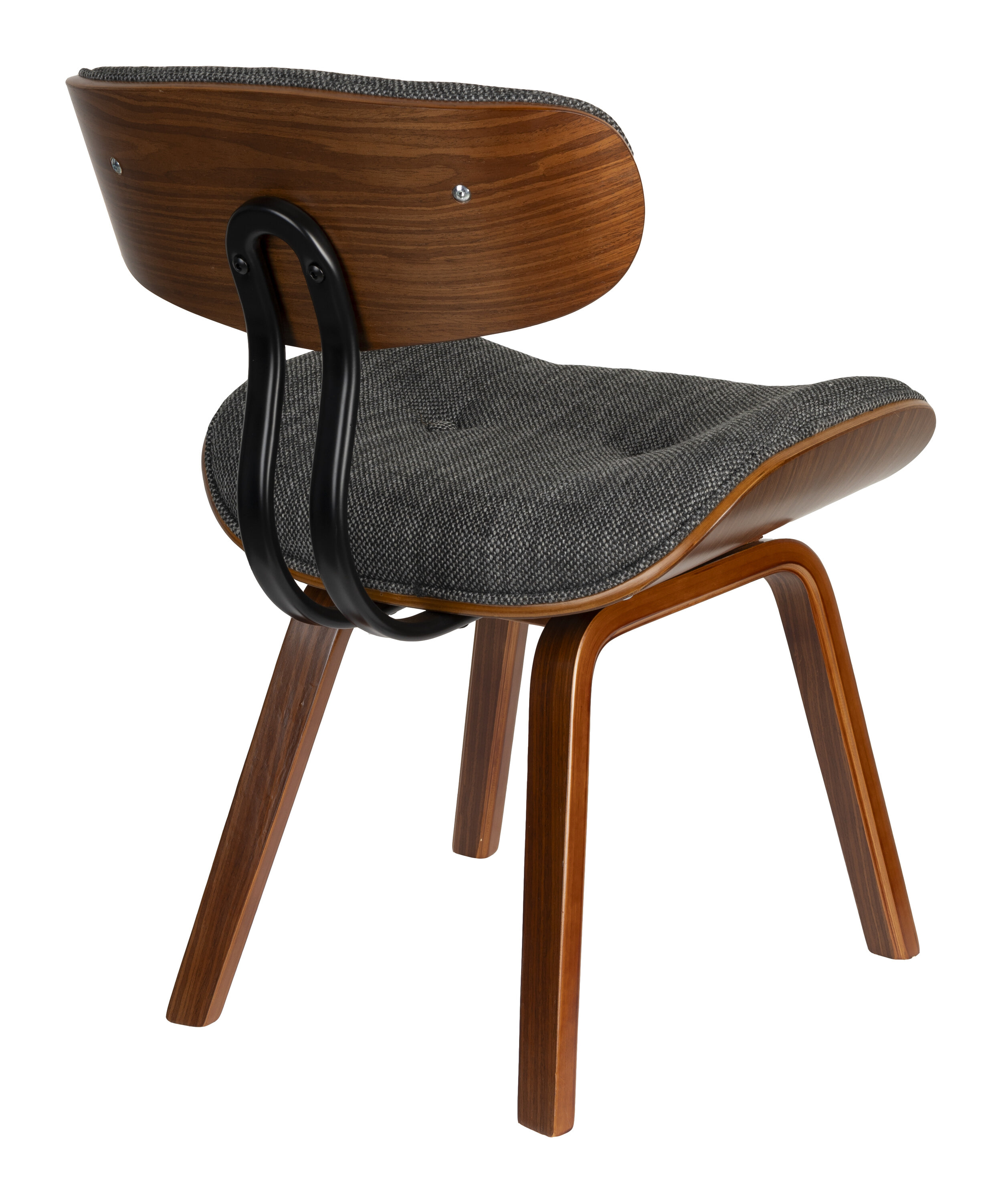 Dutchbone Eetkamerstoel 'Blackwood' kleur Grijs