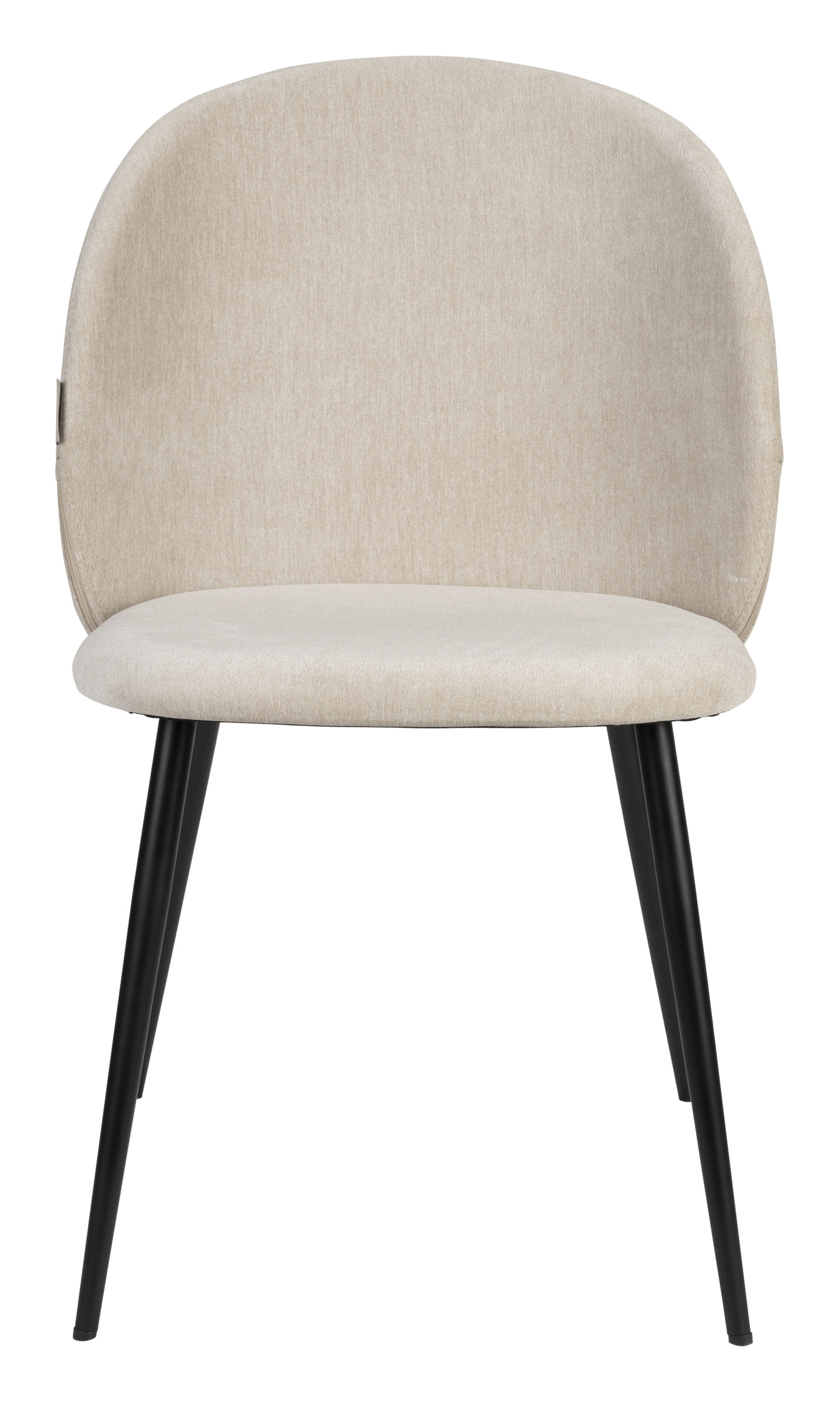 Zuiver Eetkamerstoel 'Cozy' Velvet, kleur Beige