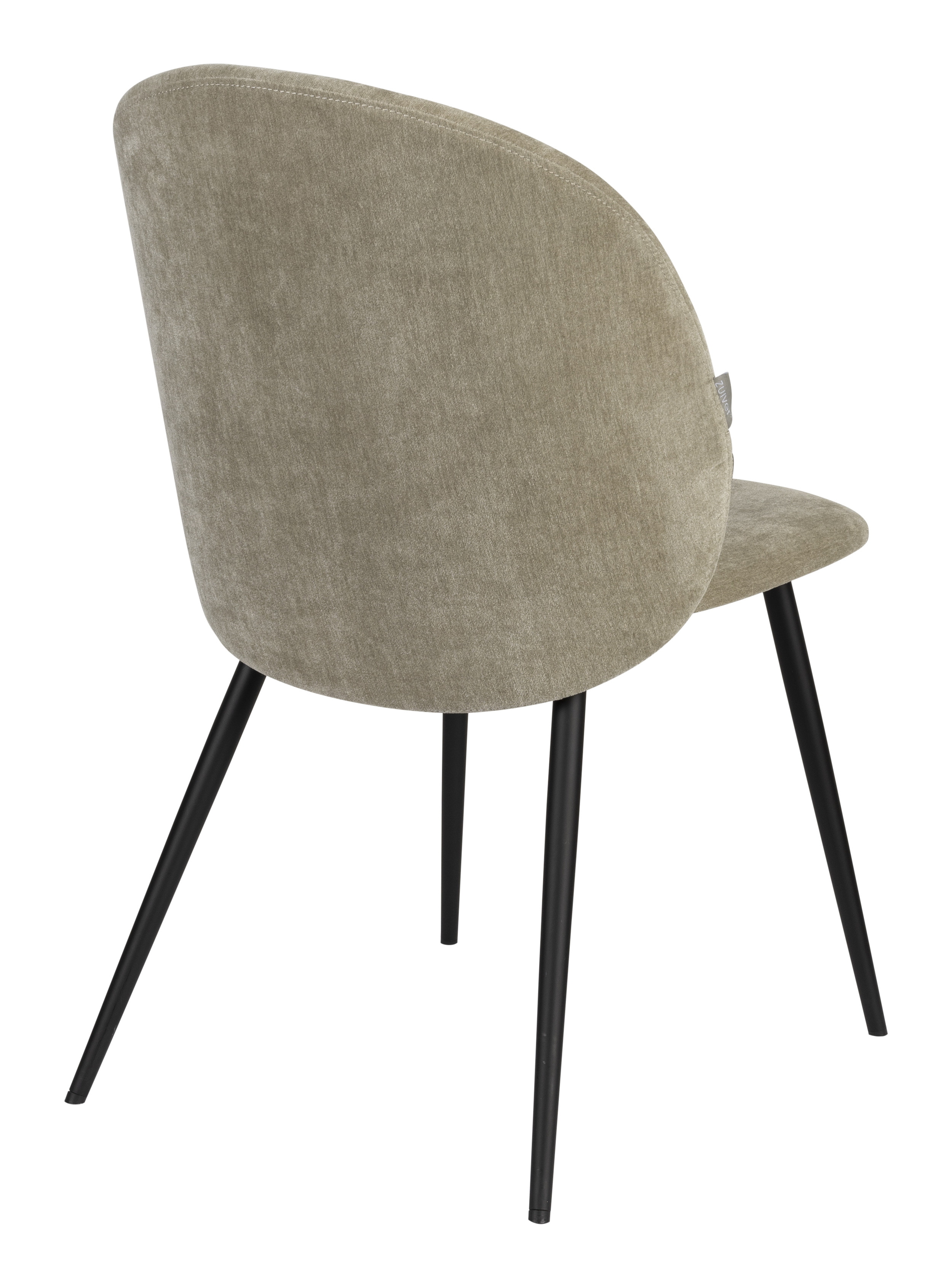 Zuiver Eetkamerstoel 'Cozy' Velvet, kleur Moss